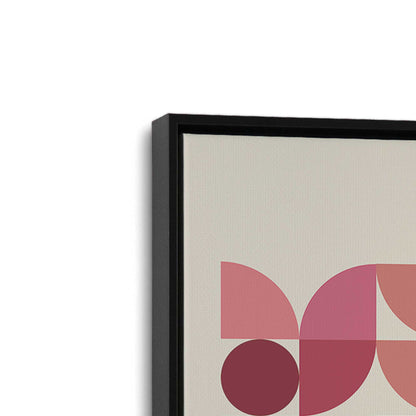 [Color:Satin Black], Picture of art in a Satin Black frame at an angle