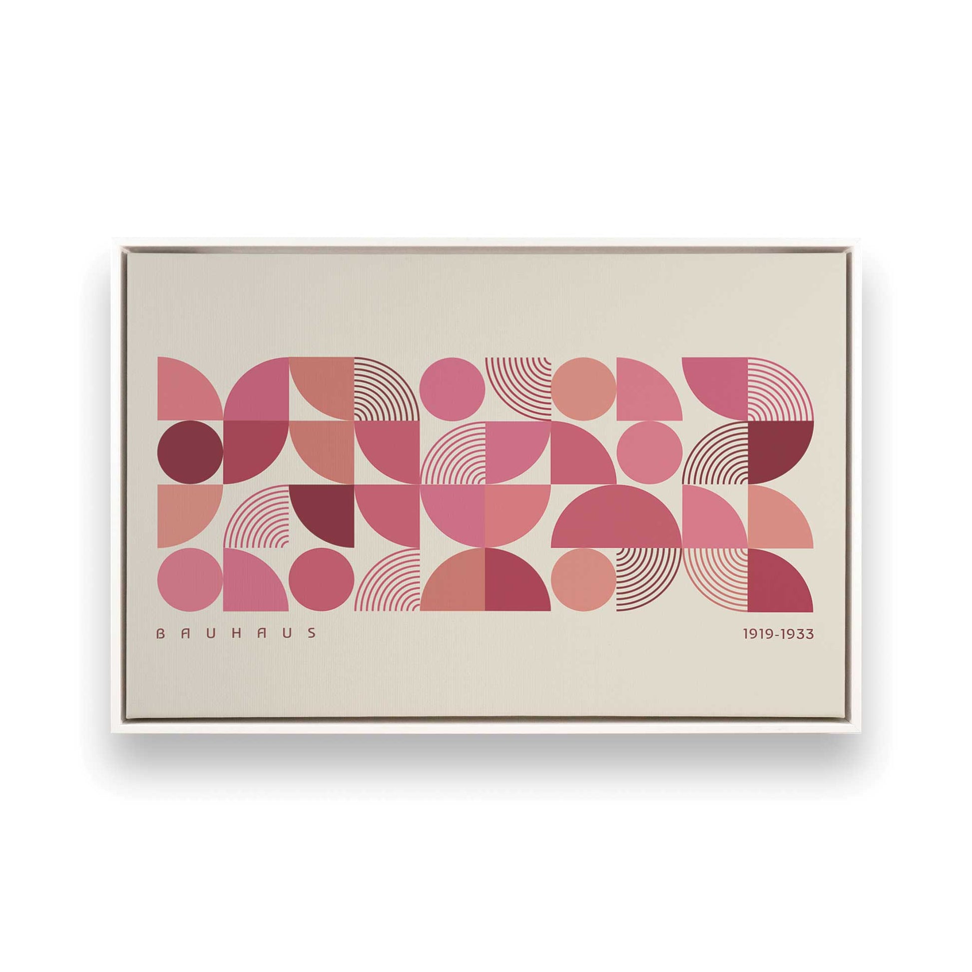 [Color:Opaque White], Picture of art in a White frame