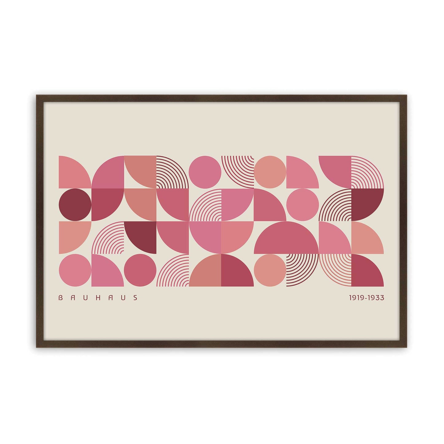 [Color:Brown], Picture of art in a Brown frame