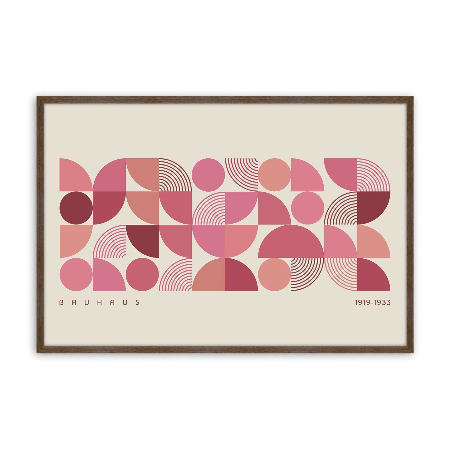 [Color:Walnut], Picture of art in a Walnut frame