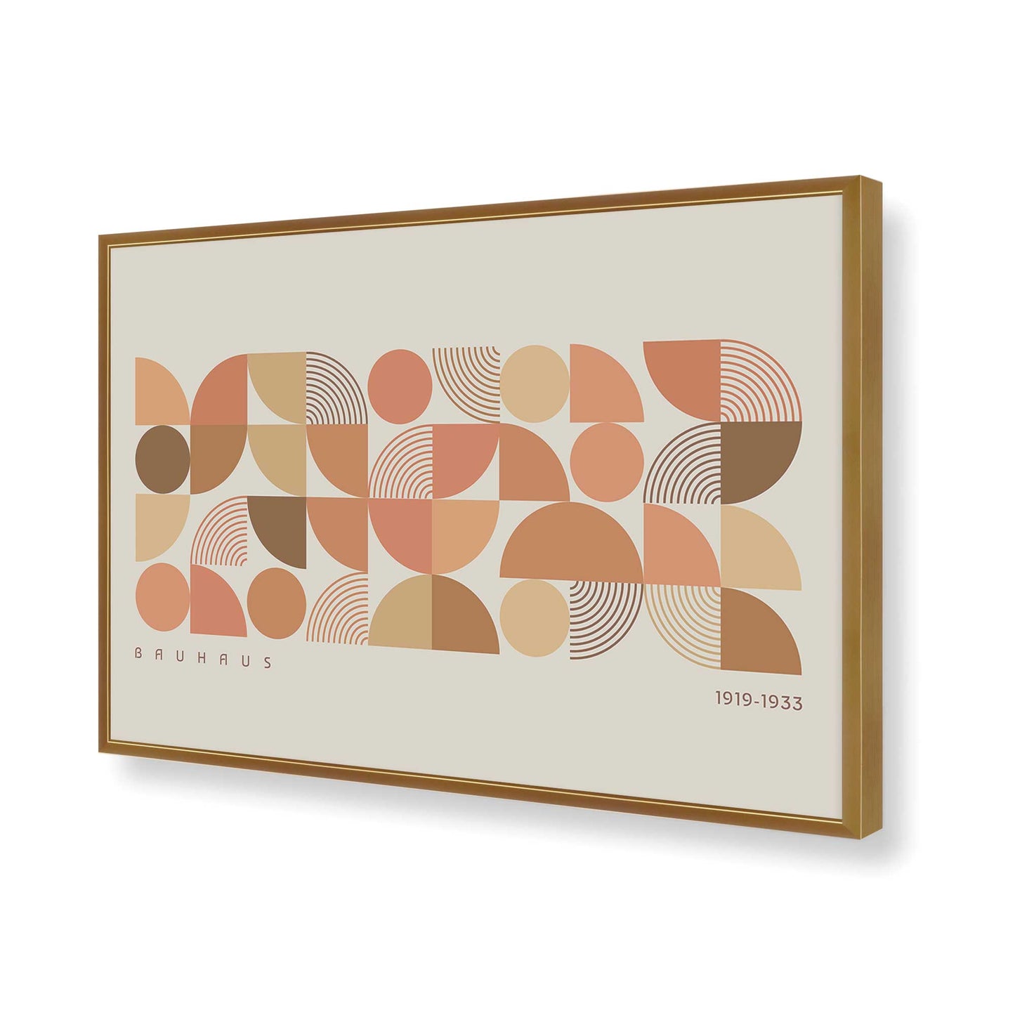 [Color:Polished Gold], Picture of art in a Polished Gold frame of the corner