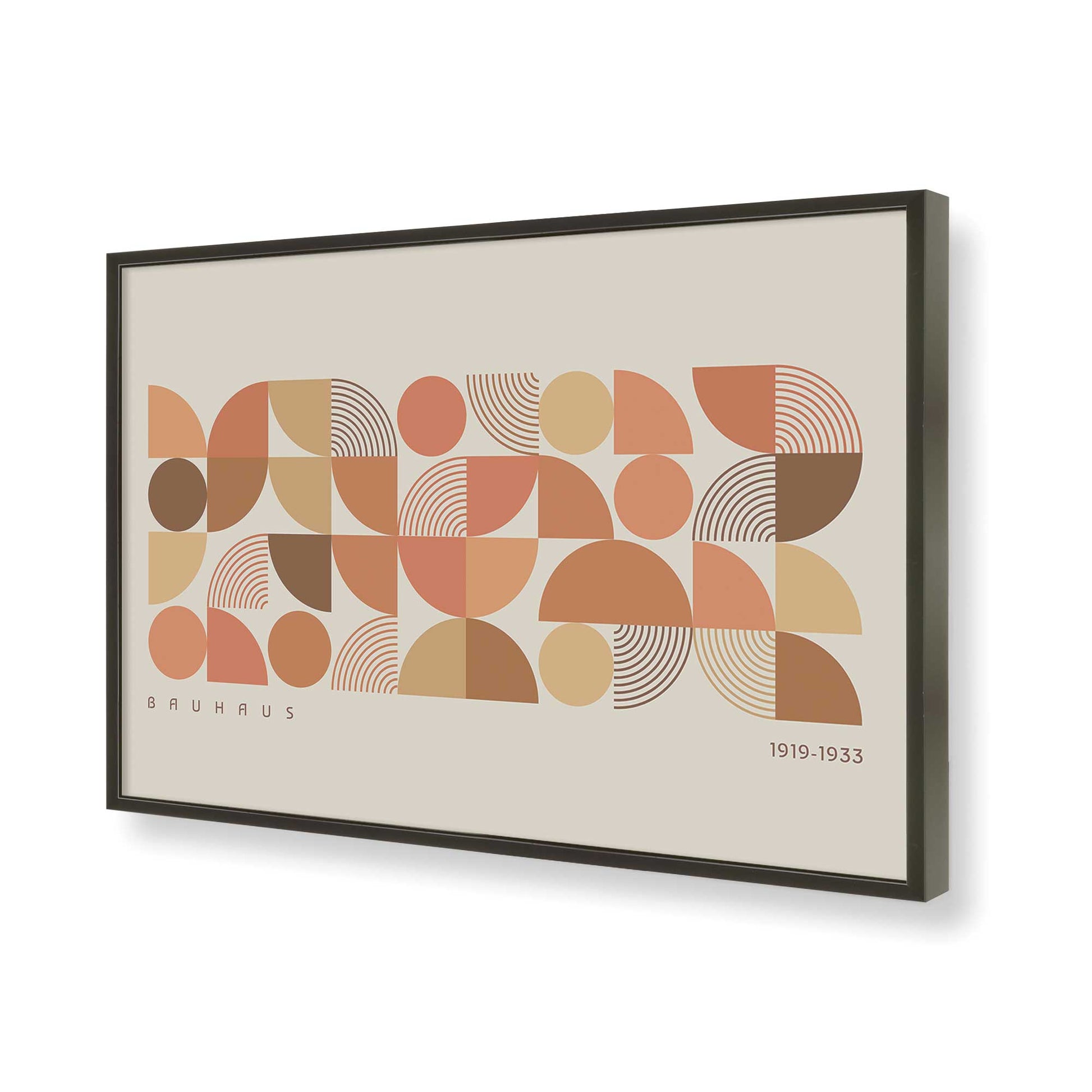 [Color:Satin Black], Picture of art in a Satin Black frame of the corner