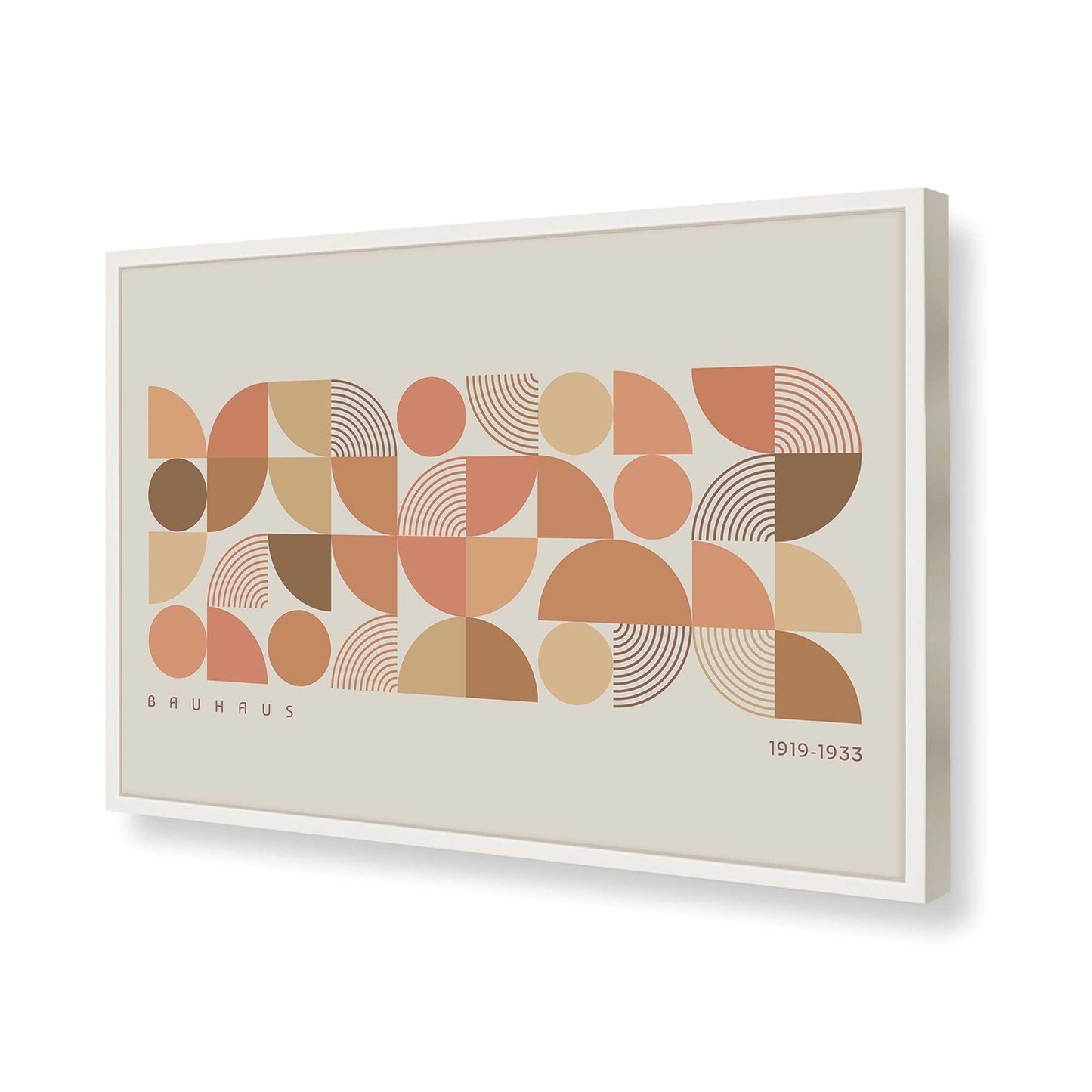 [Color:Opaque White], Picture of art in a Opaque White frame of the corner