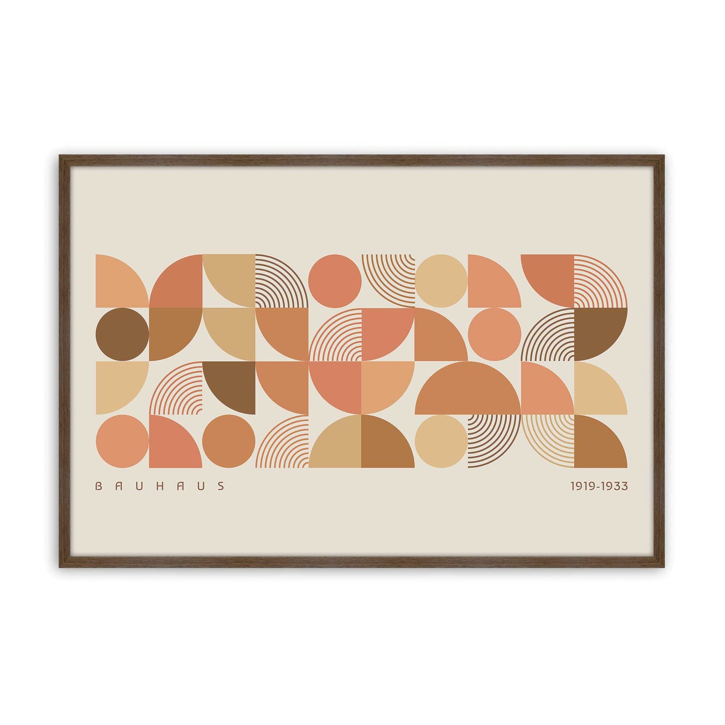 [Color:Walnut], Picture of art in a Walnut frame