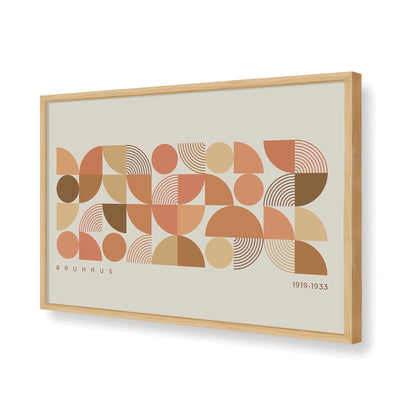 [Color:American Maple], Picture of art in a American Maple frame of the corner