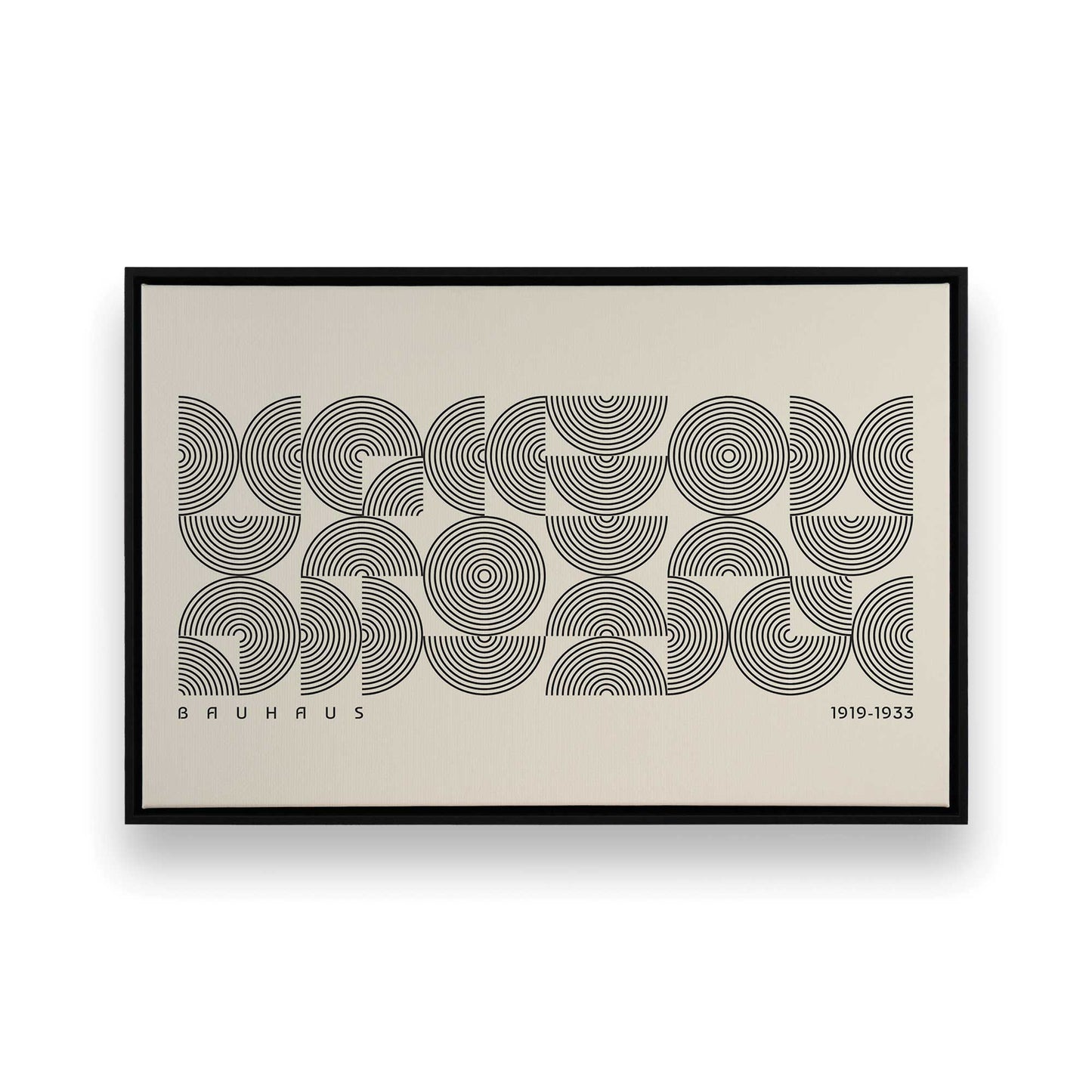 [Color:Satin Black], Picture of art in a Satin Black frame