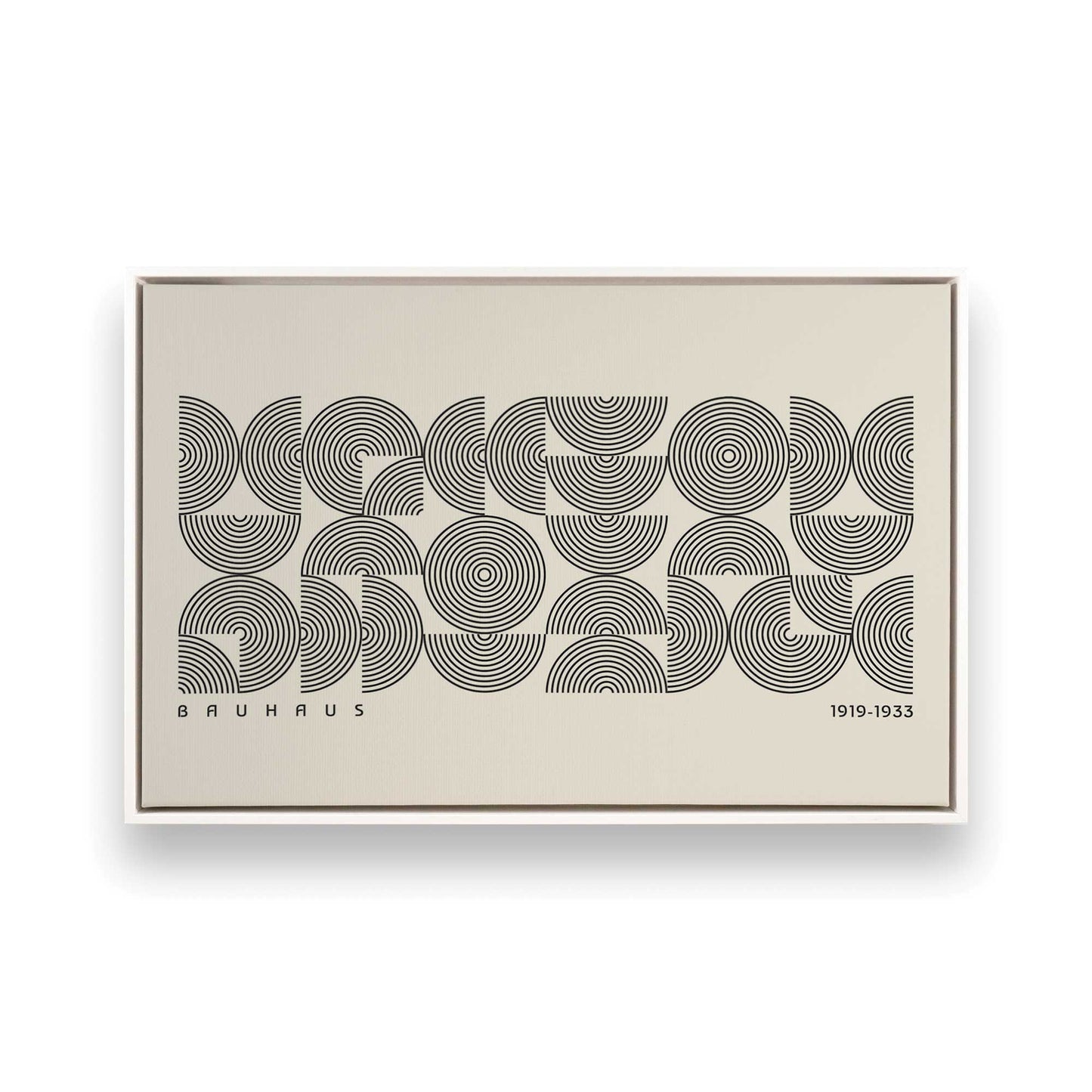 [Color:Opaque White], Picture of art in a White frame