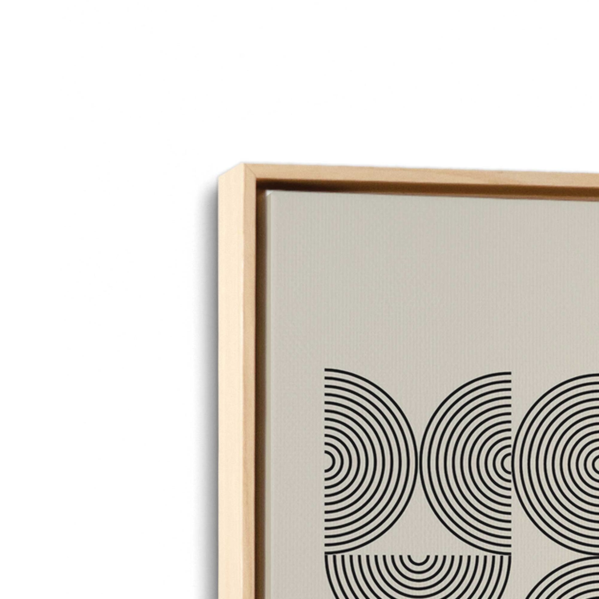 [Color:American Maple], Picture of art in a American Maple frame at an angle