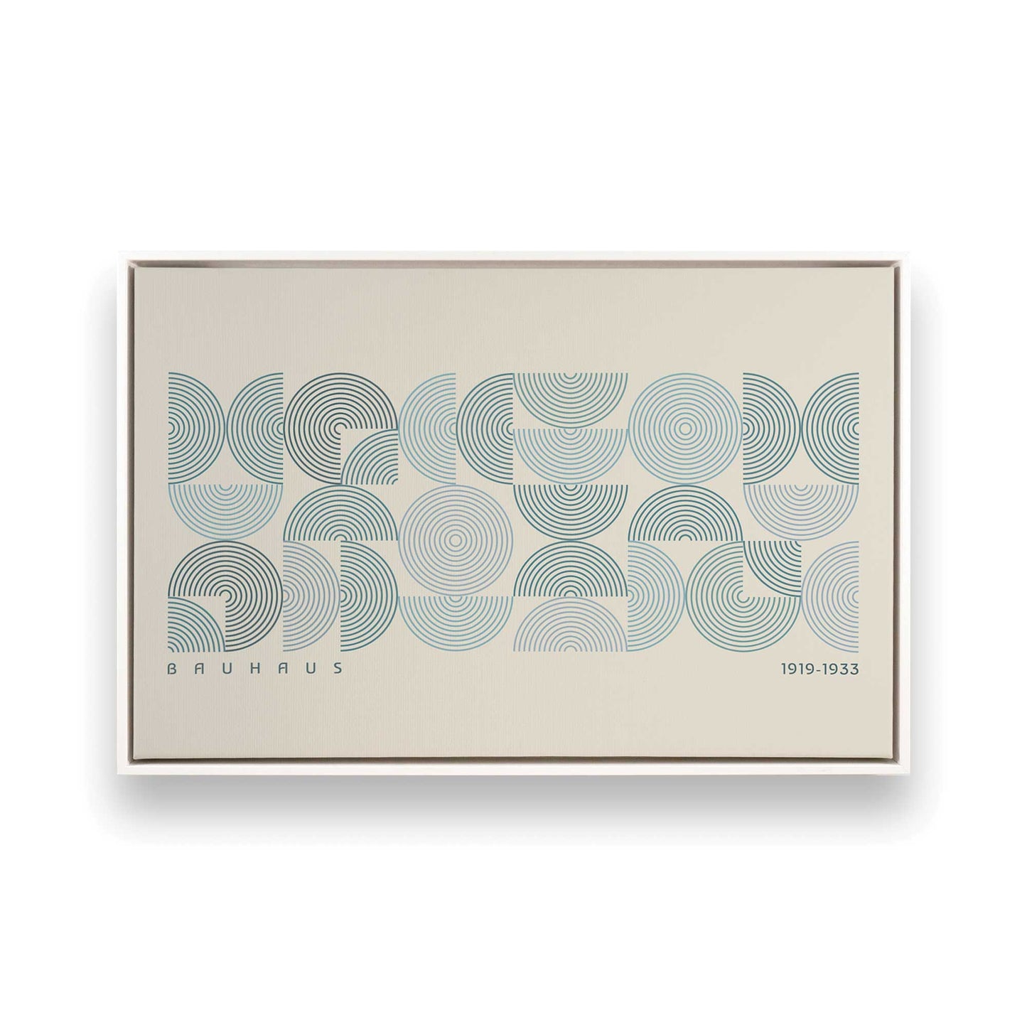 [Color:Opaque White], Picture of art in a White frame