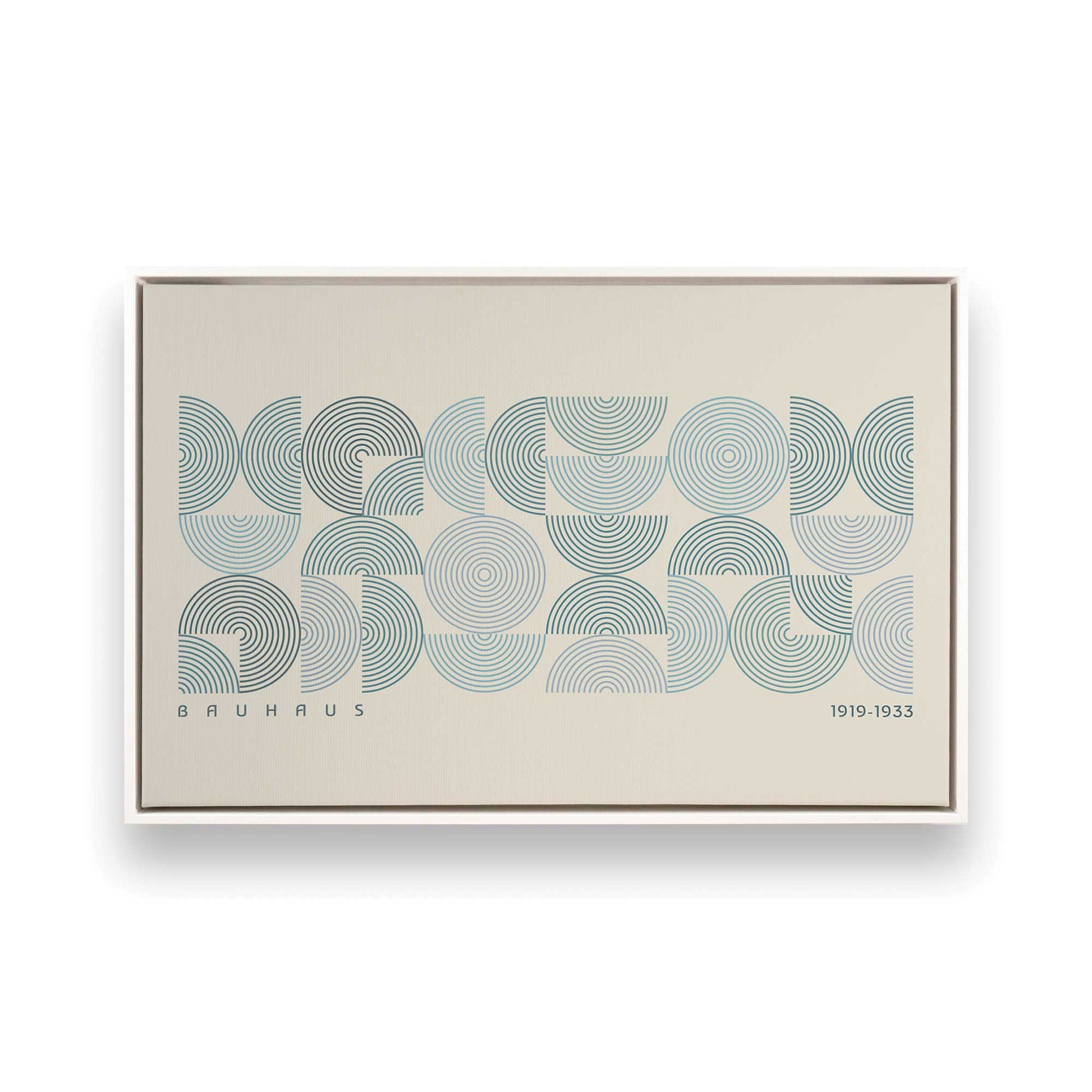 [Color:Opaque White], Picture of art in a White frame
