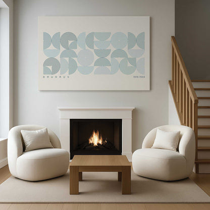 [Color:Stretched Canvas], Picture of art in a room