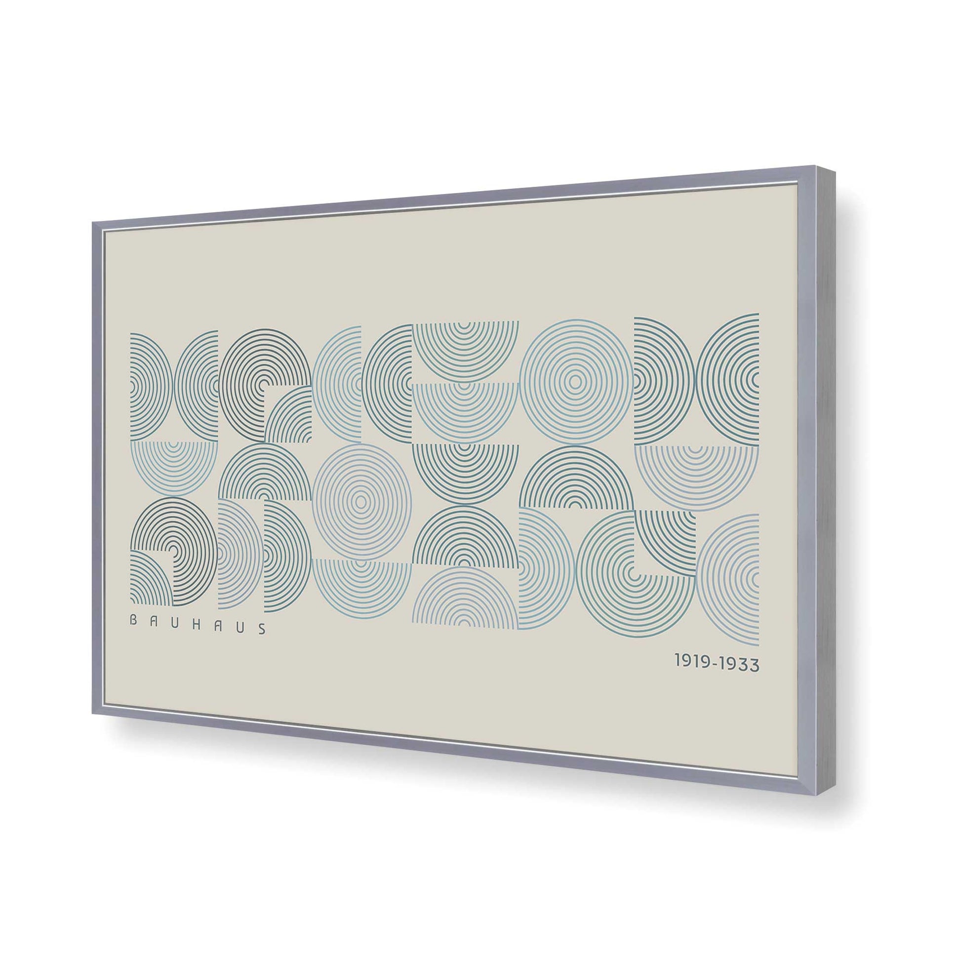 [Color:Polished Chrome], Picture of art in a Polished Chrome frame of the corner