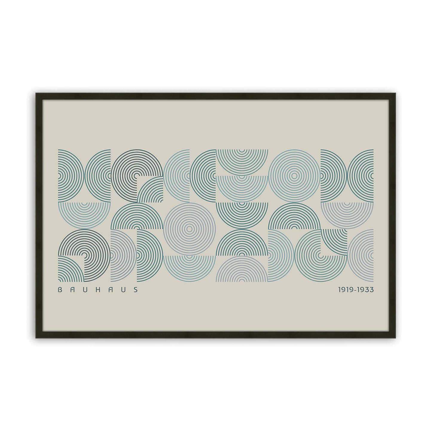 [Color:Satin Black], Picture of art in a Satin Black frame