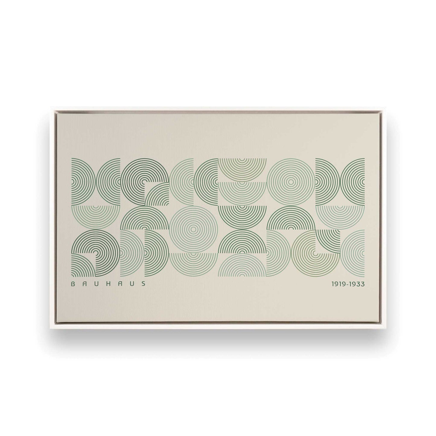 [Color:Opaque White], Picture of art in a White frame