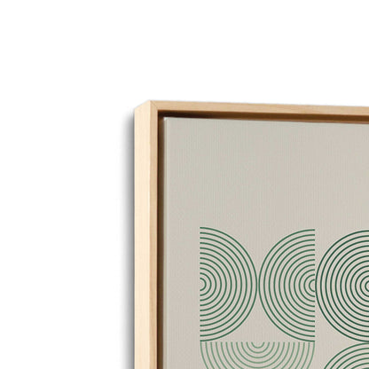 [Color:American Maple], Picture of art in a American Maple frame at an angle