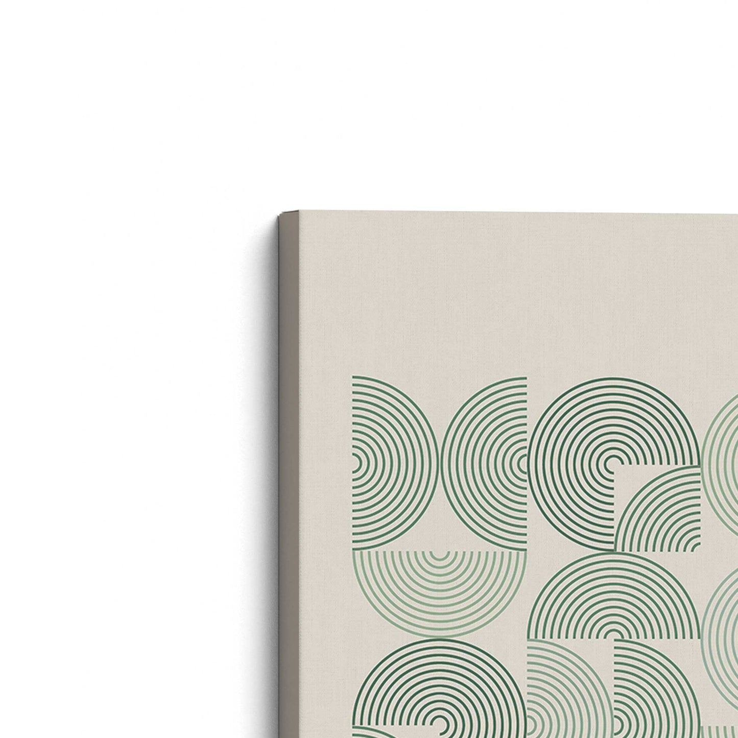 [Color:Stretched Canvas], Picture of the corner of the art