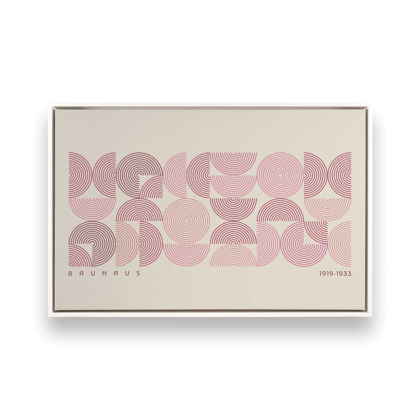 [Color:Opaque White], Picture of art in a White frame