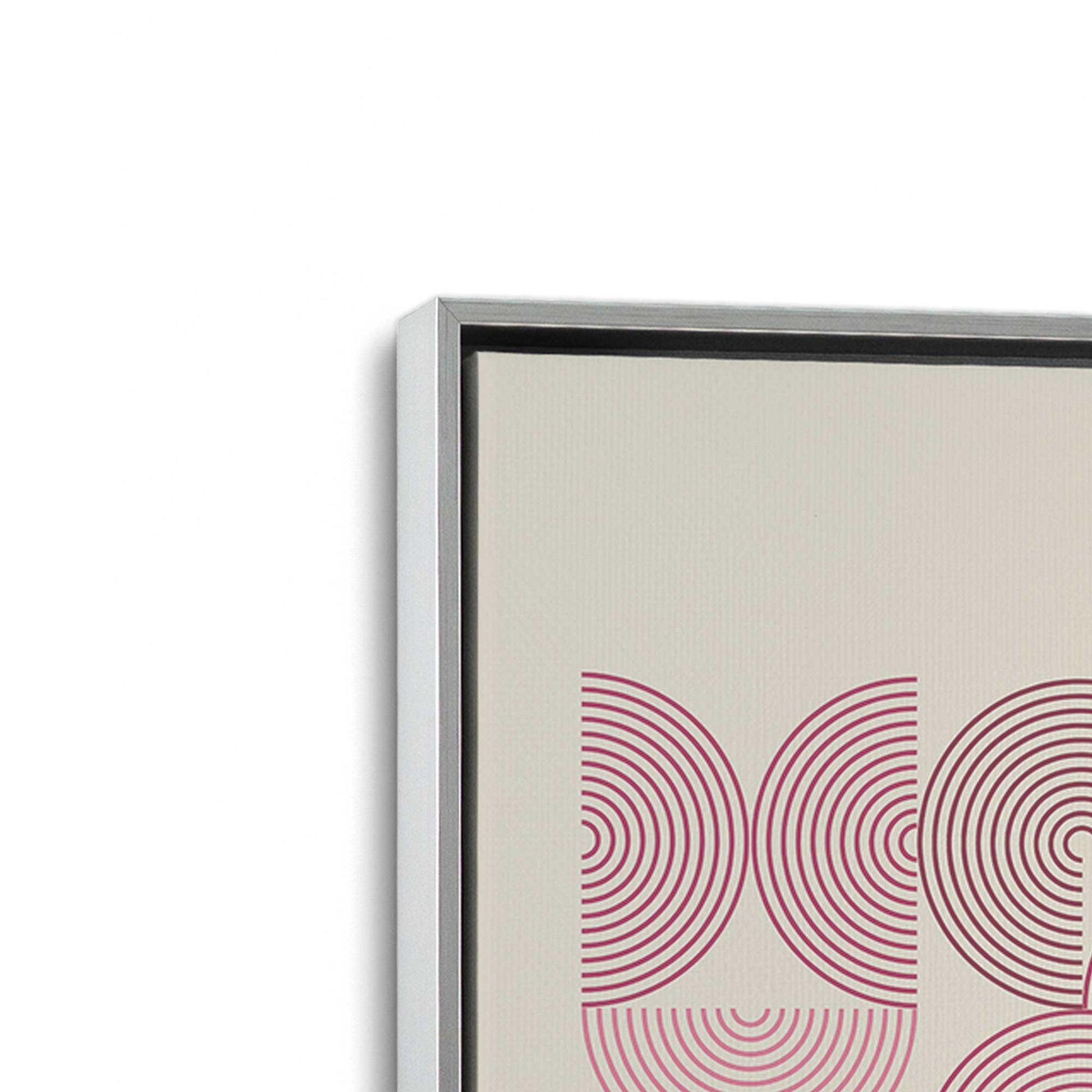 [Color:Polished Chrome], Picture of art in a Polished Chrome frame at an angle