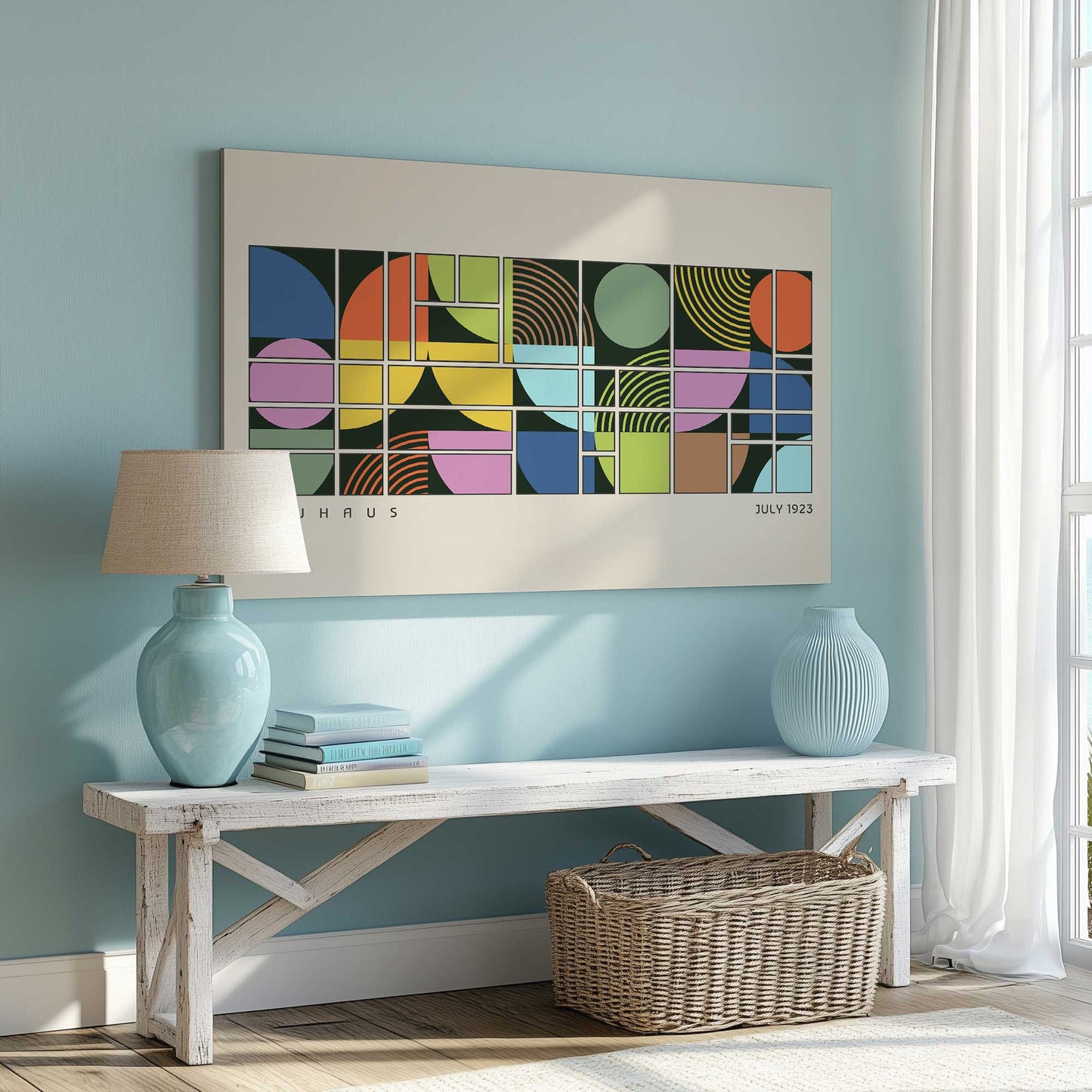 Picture of art in a room