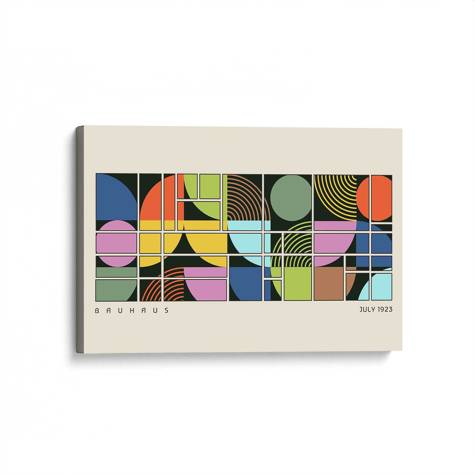 [Color:Stretched Canvas], Picture of art at an angle