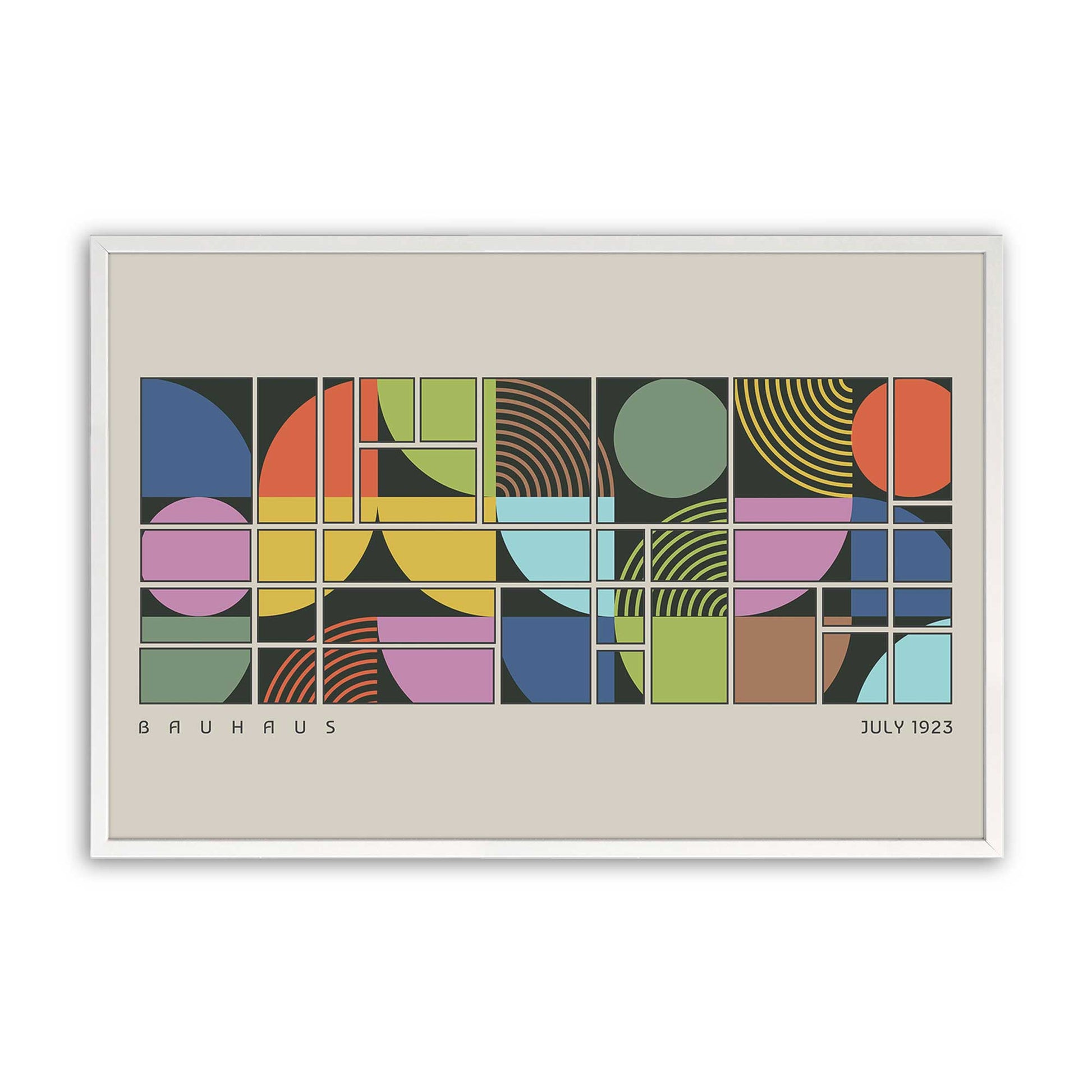 [Color:Opaque White], Picture of art in a Opaque White frame