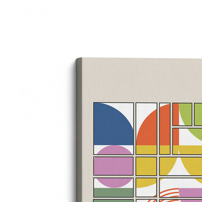 [Color:Stretched Canvas], Picture of the corner of the art