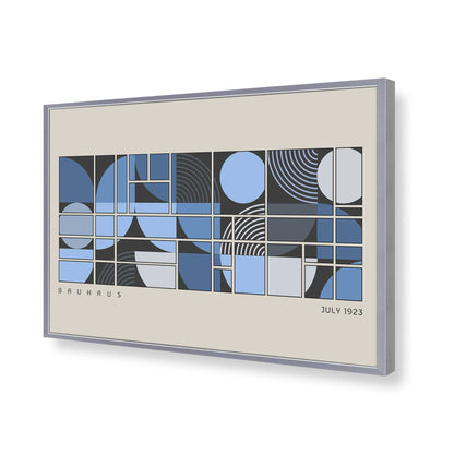 [Color:Polished Chrome], Picture of art in a Polished Chrome frame of the corner