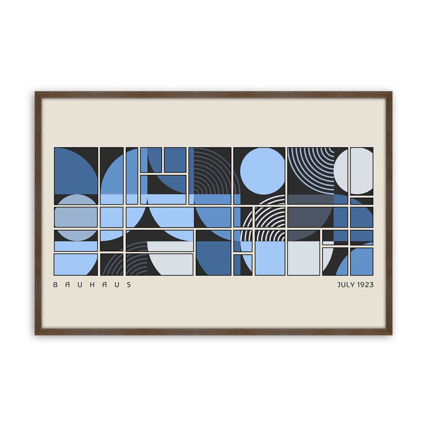 [Color:Walnut], Picture of art in a Walnut frame