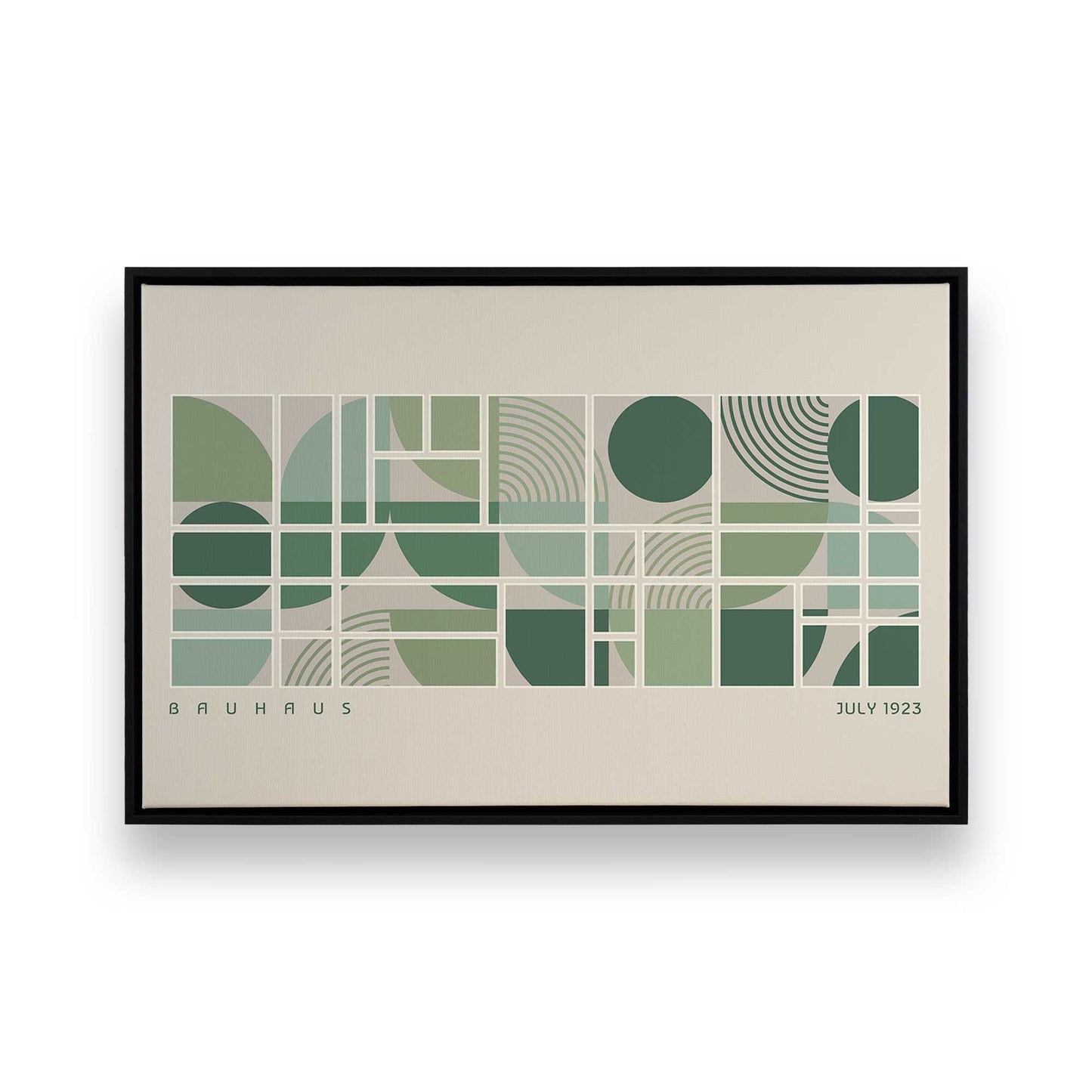 [Color:Satin Black], Picture of art in a Satin Black frame