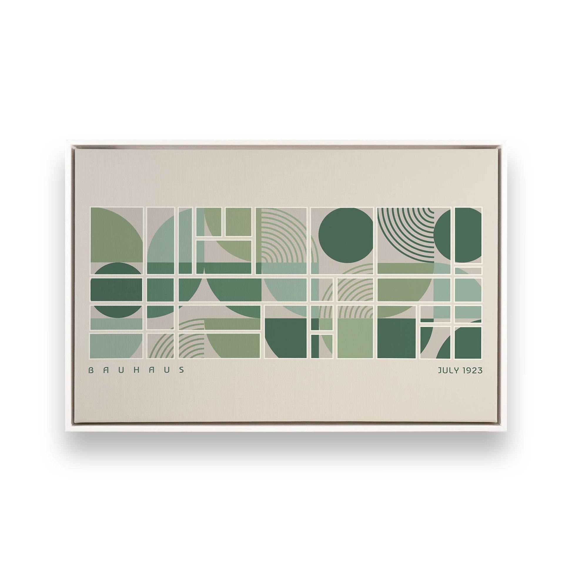 [Color:Opaque White], Picture of art in a White frame
