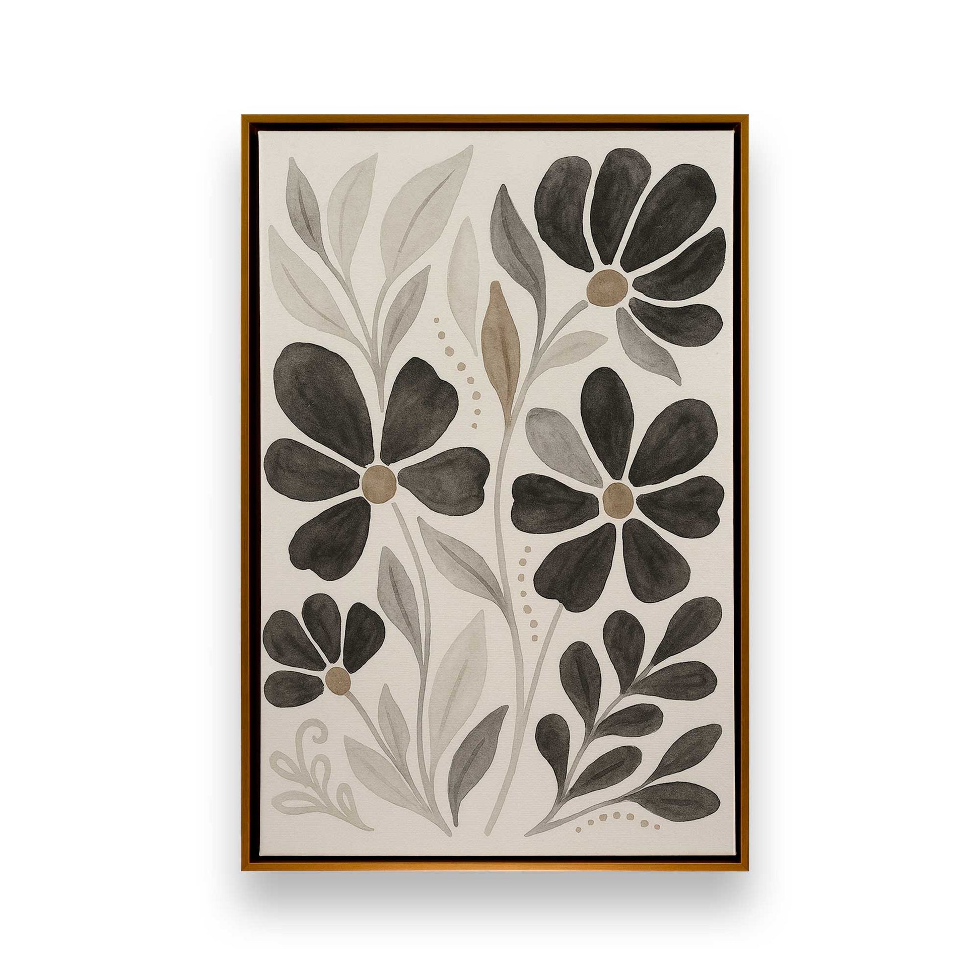 [Color:Polished Gold], Picture of art in a Polished Gold frame