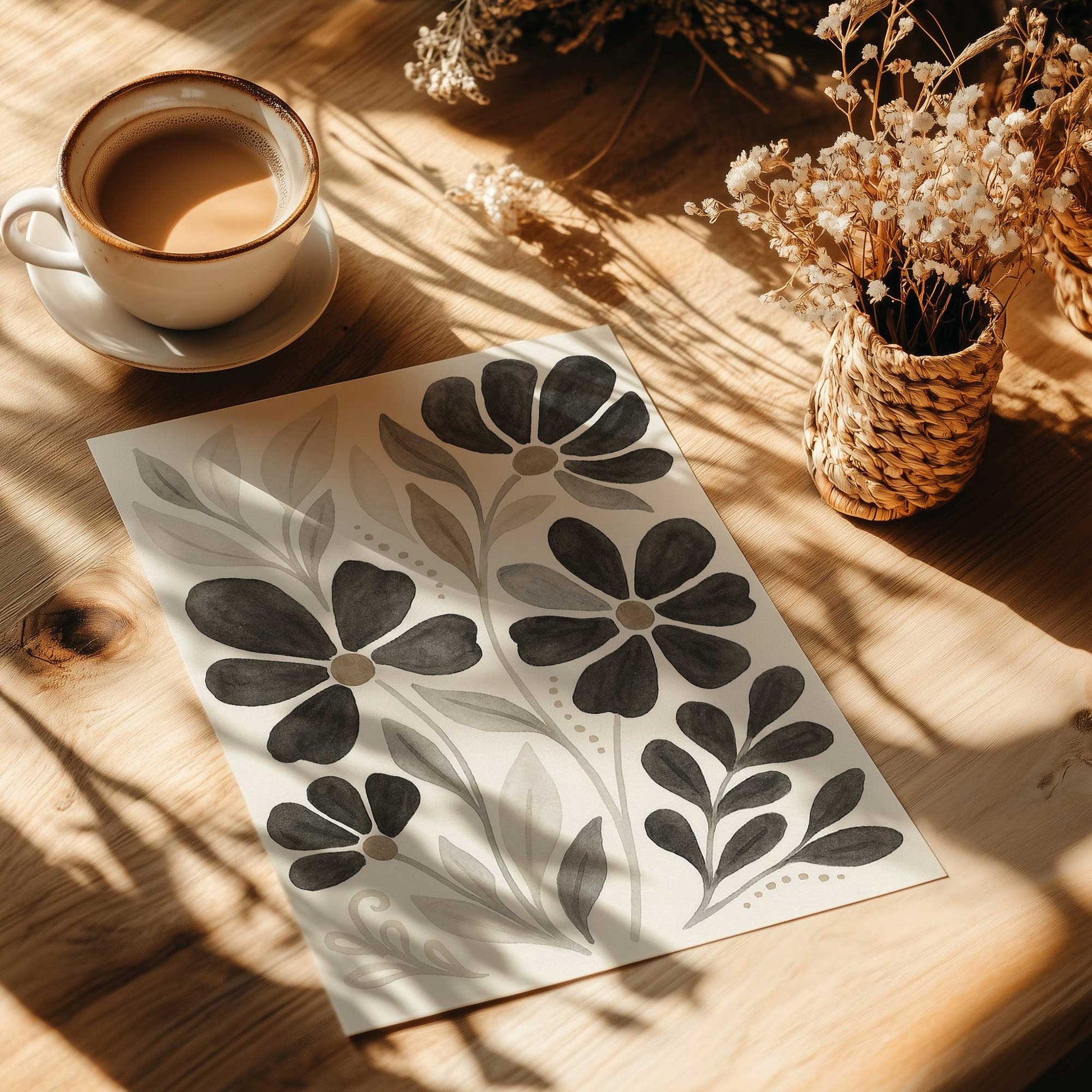 [Color:Rolled Print], Picture of close up of art