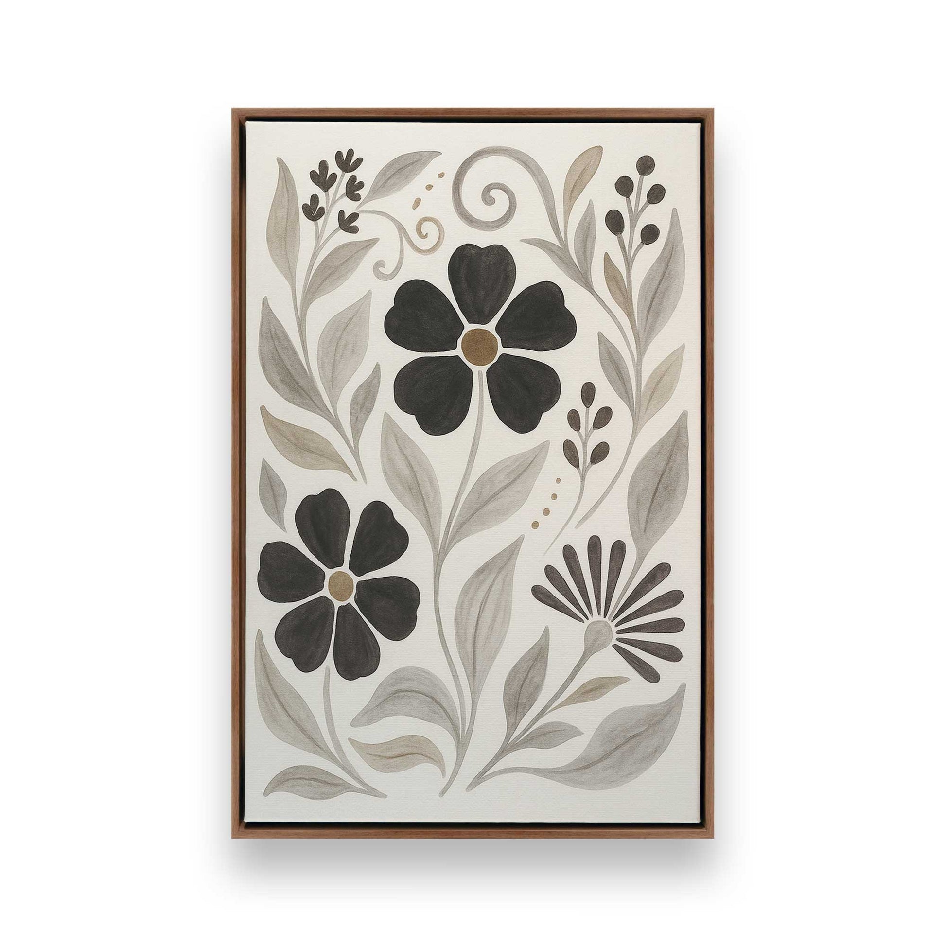 [Color:Walnut], Picture of art in a Walnut frame