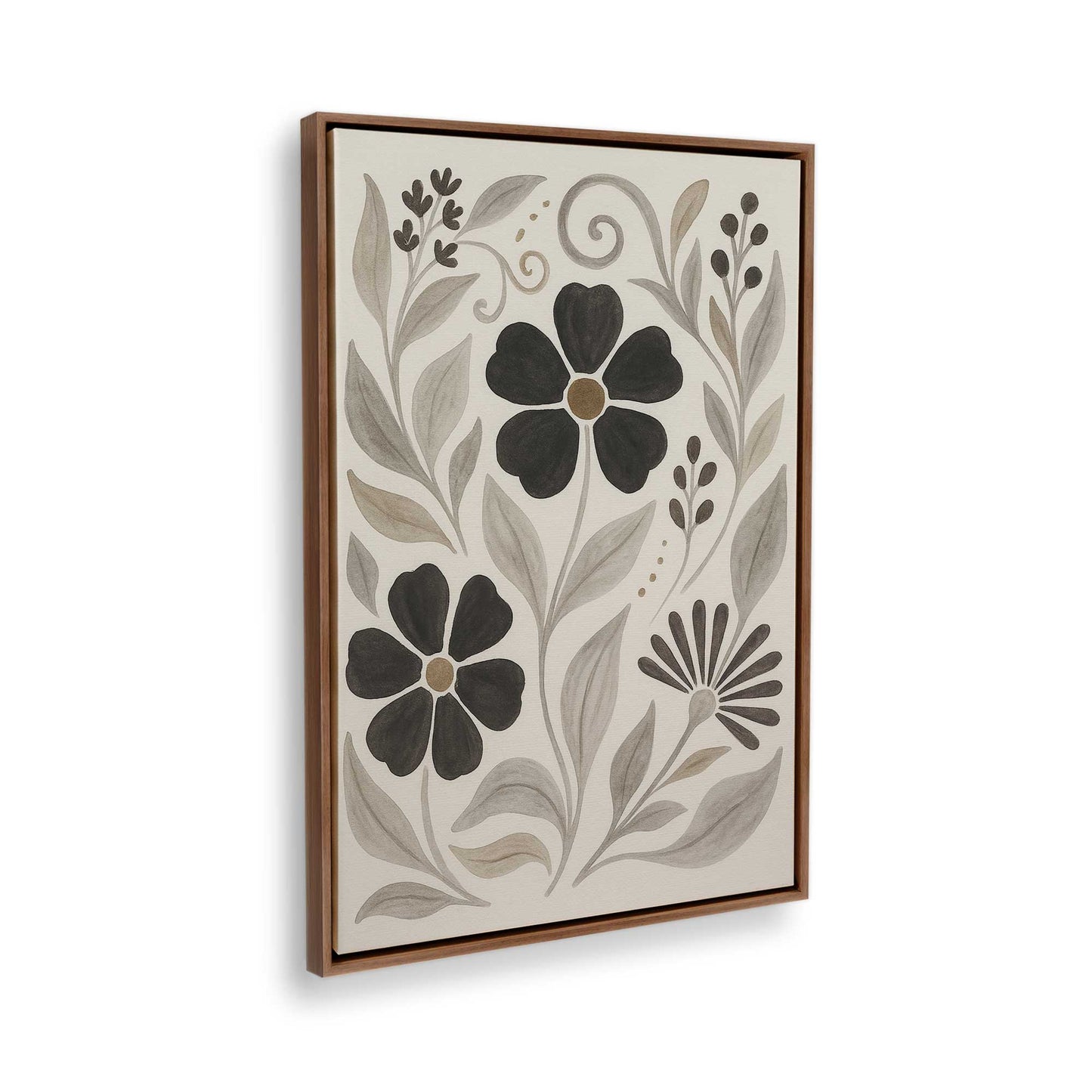 [Color:Walnut], Picture of the corner of the art