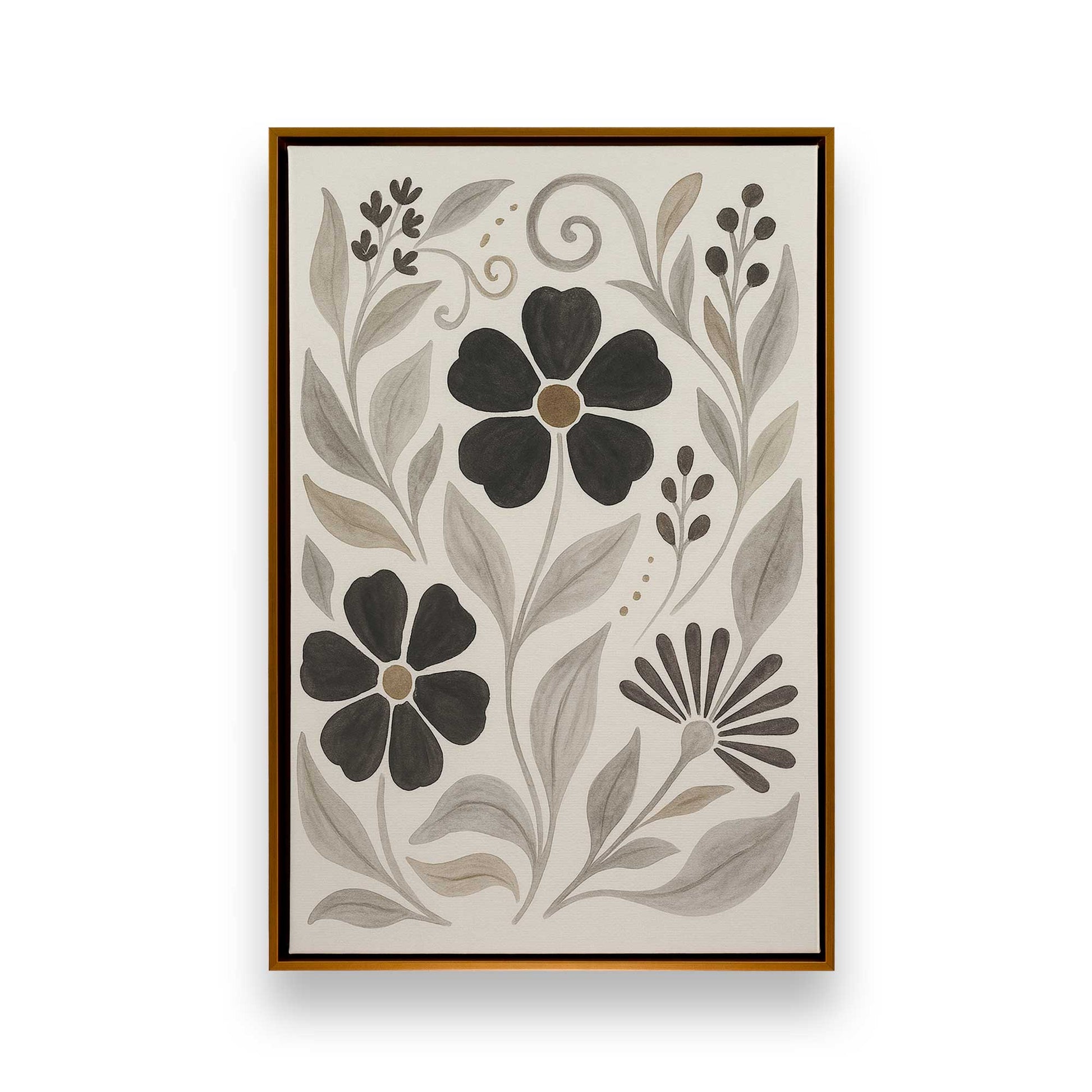 [Color:Polished Gold], Picture of art in a Polished Gold frame