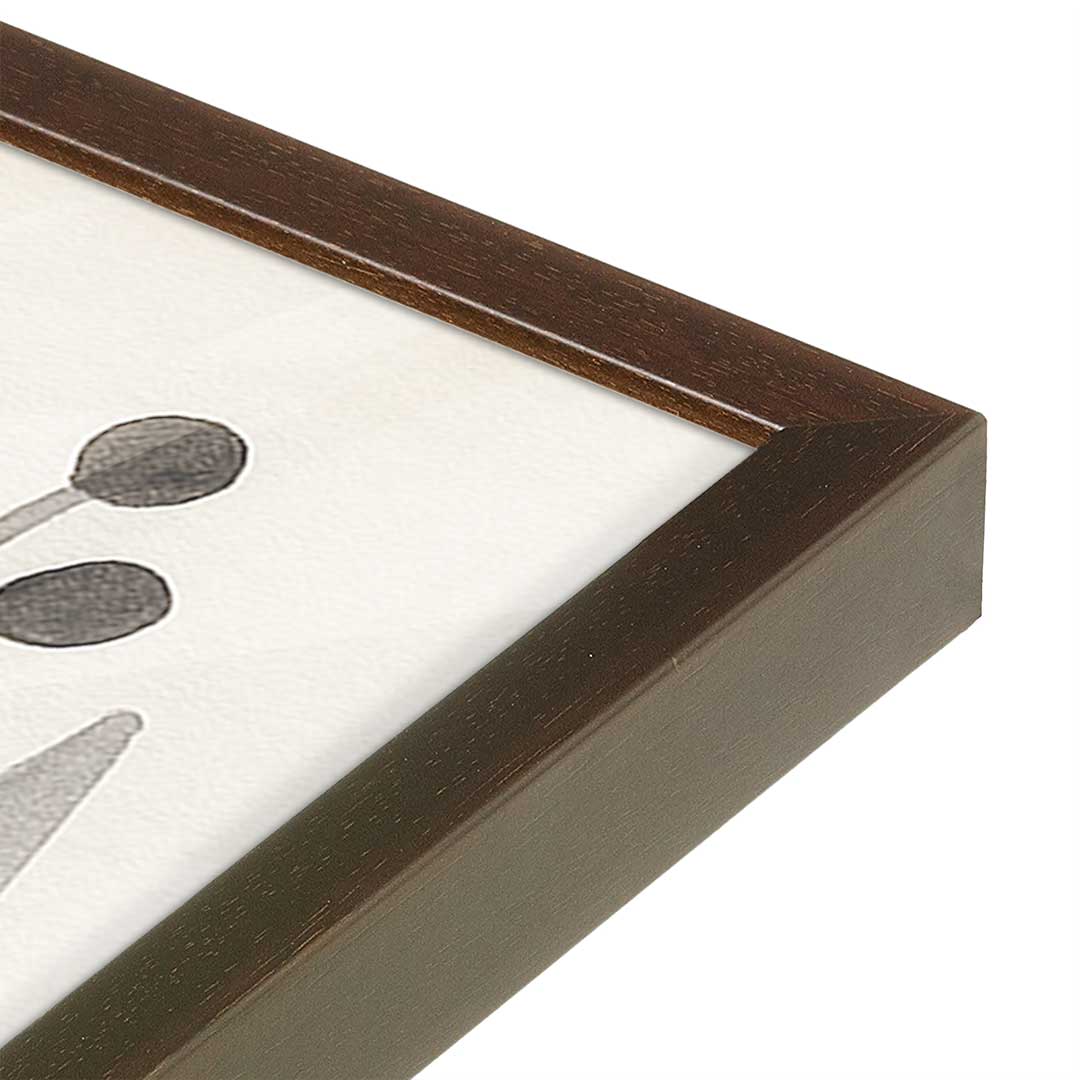 [Color:Belvinder Brown], Picture of art in a Belvinder Brown frame at an angle