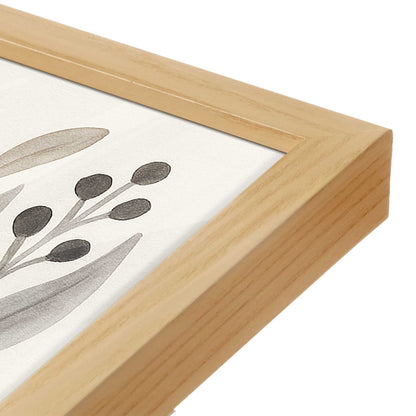[Color:American Maple], Picture of art in a American Maple frame at an angle