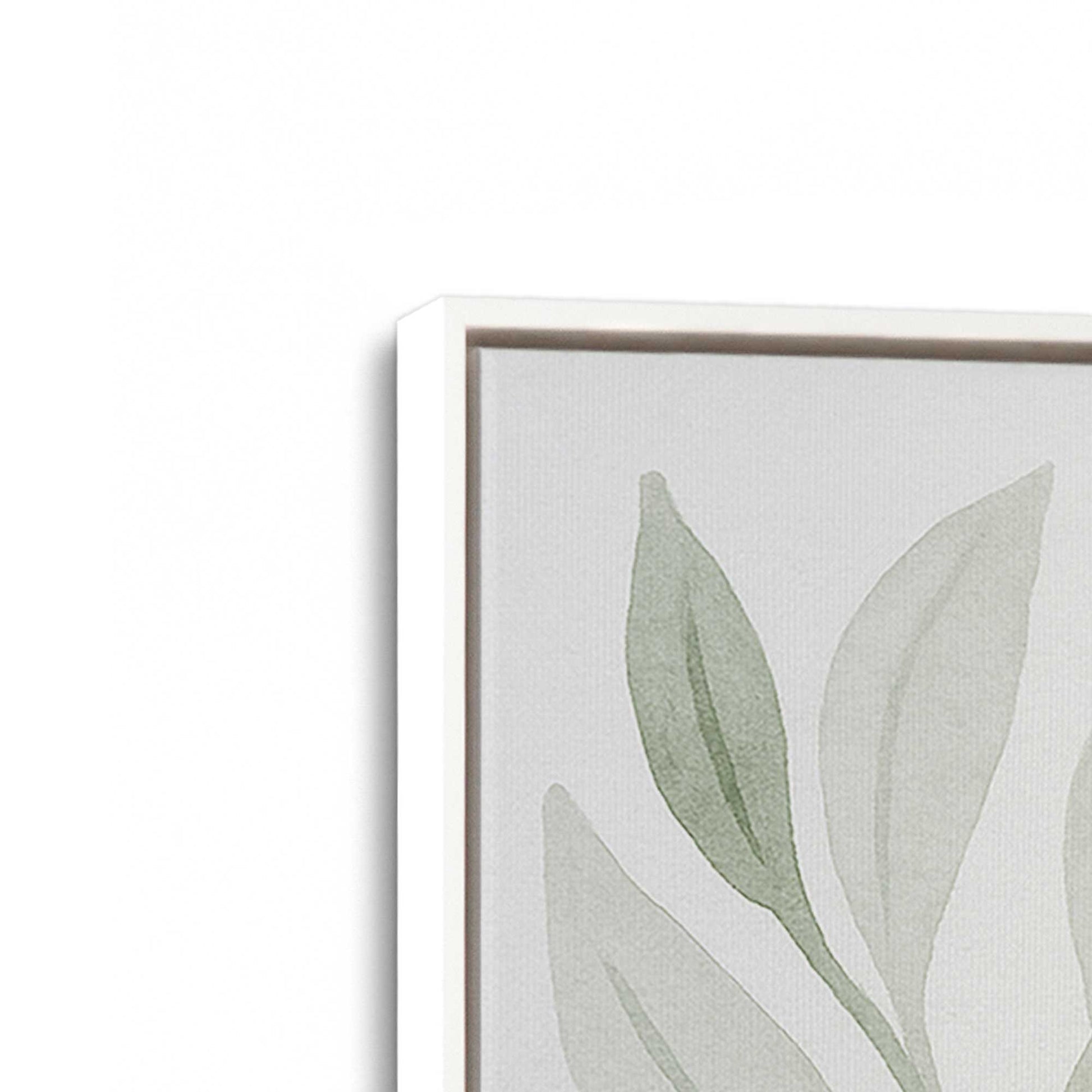 [Color:Opaque White], Picture of art in a White frame at an angle