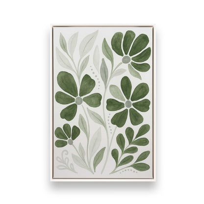 [Color:Opaque White], Picture of art in a White frame