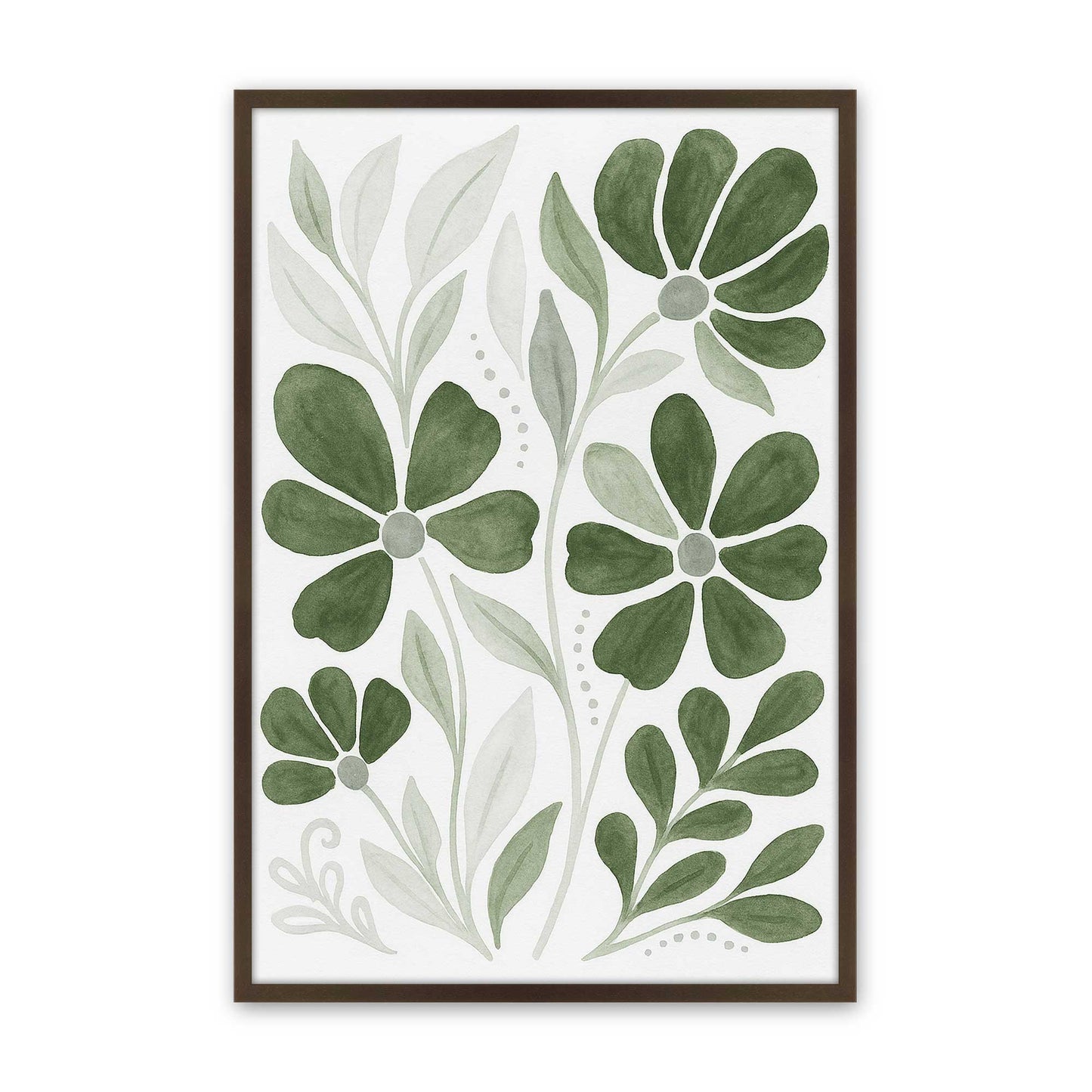 [Color:Belvinder Brown], Picture of art in a Belvinder Brown frame