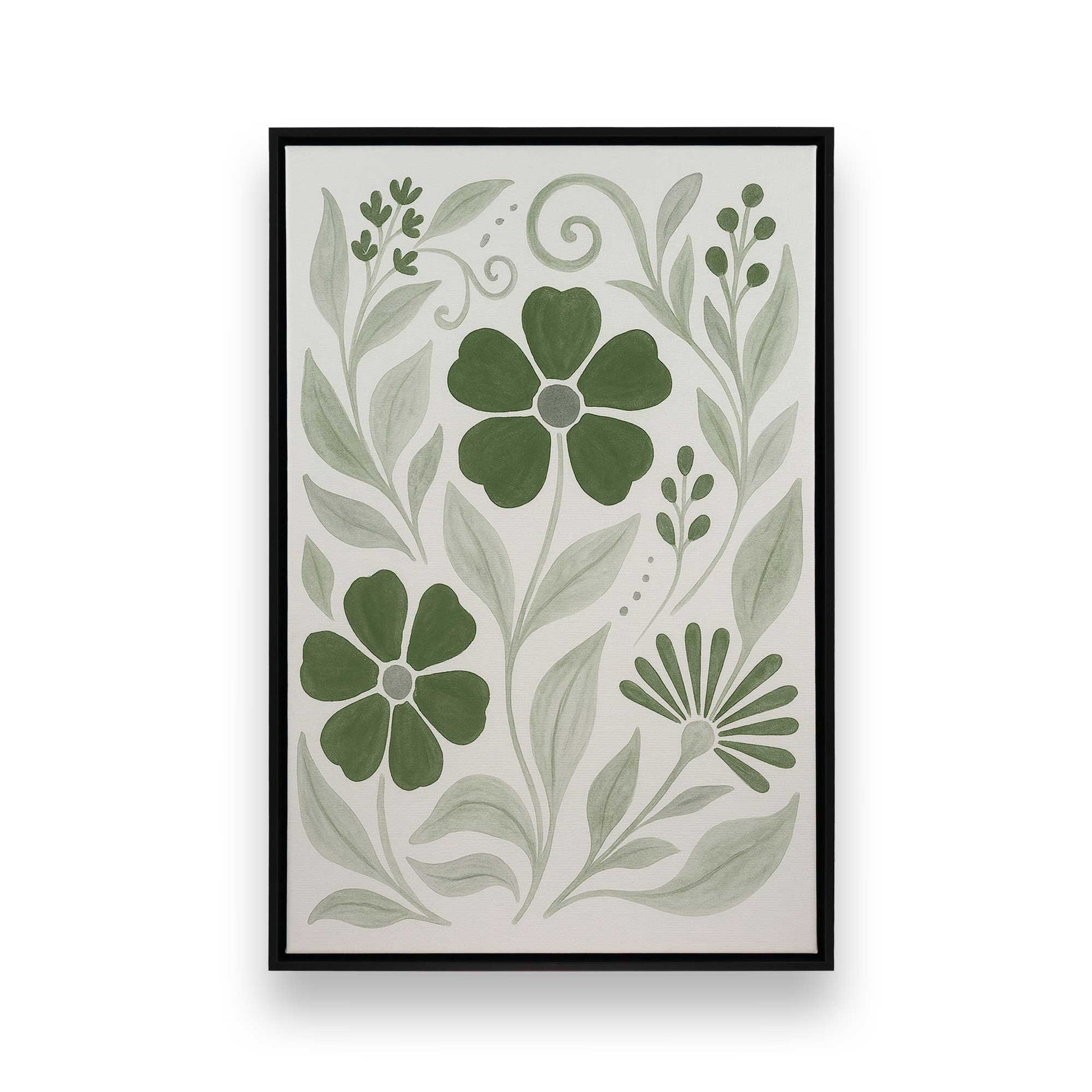 [Color:Satin Black], Picture of art in a Satin Black frame