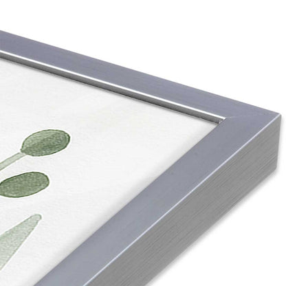 [Color:Polished Chrome], Picture of art in a Polished Chrome frame at an angle