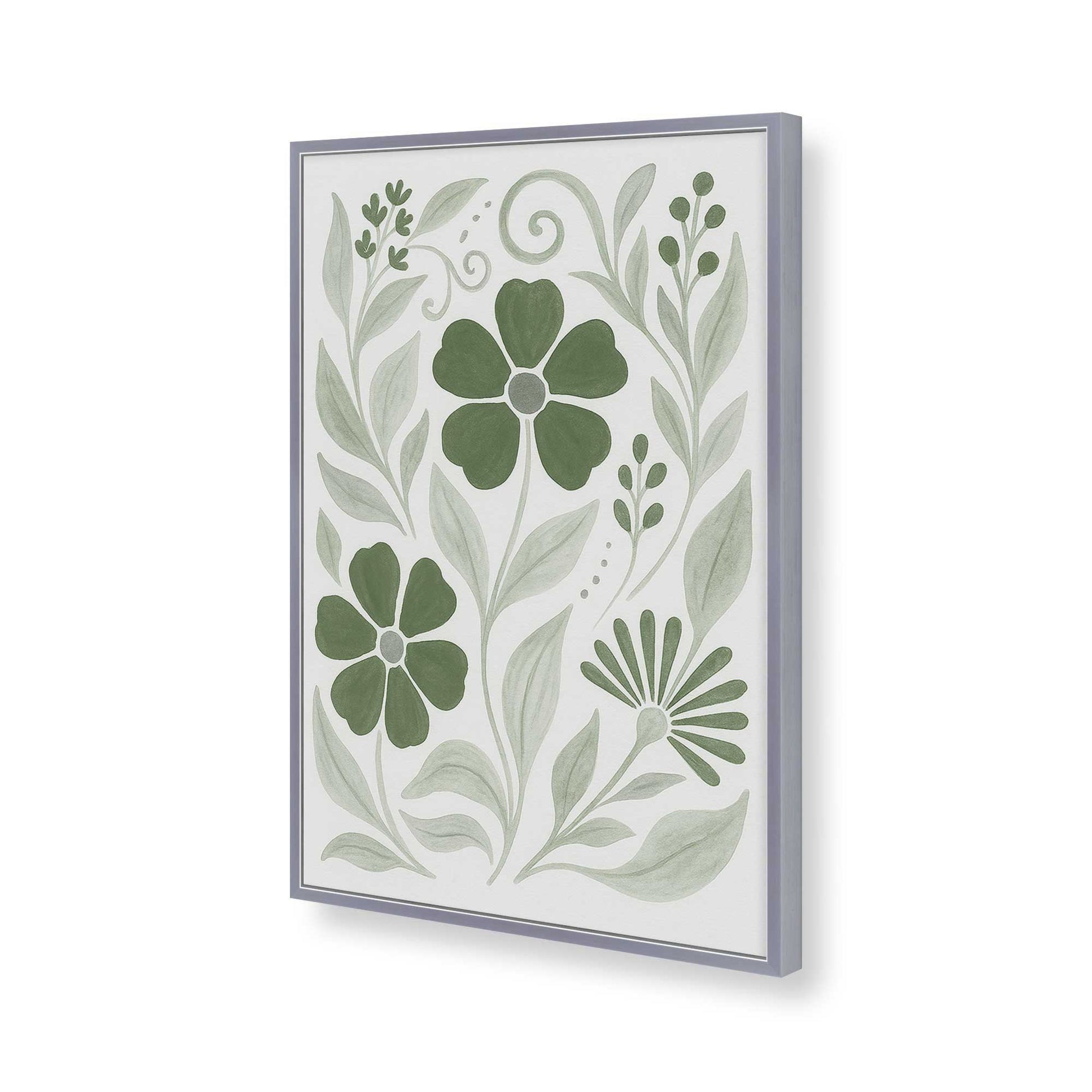 [Color:Polished Chrome], Picture of art in a Polished Chrome frame of the corner