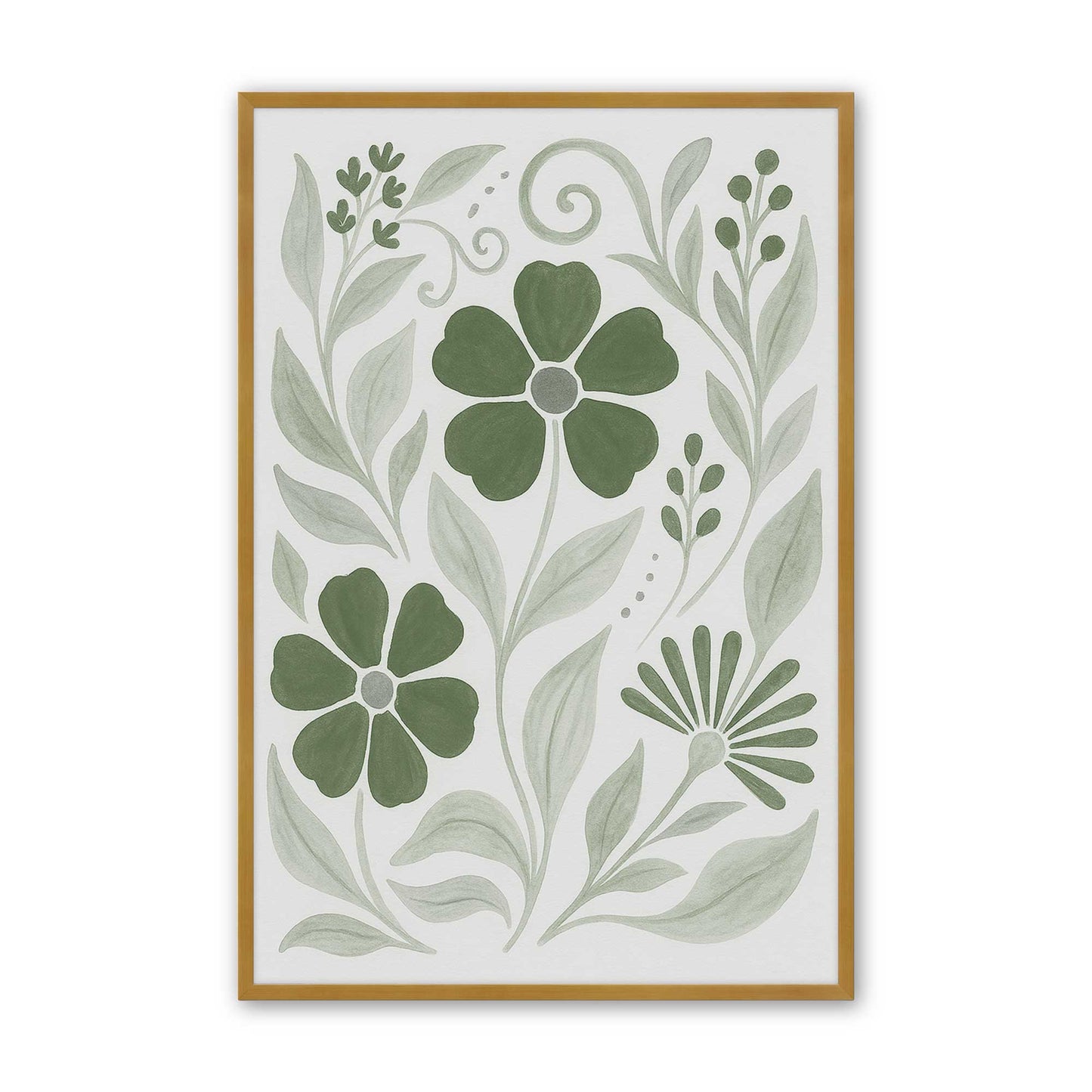[Color:Polished Gold], Picture of art in a Polished Gold frame