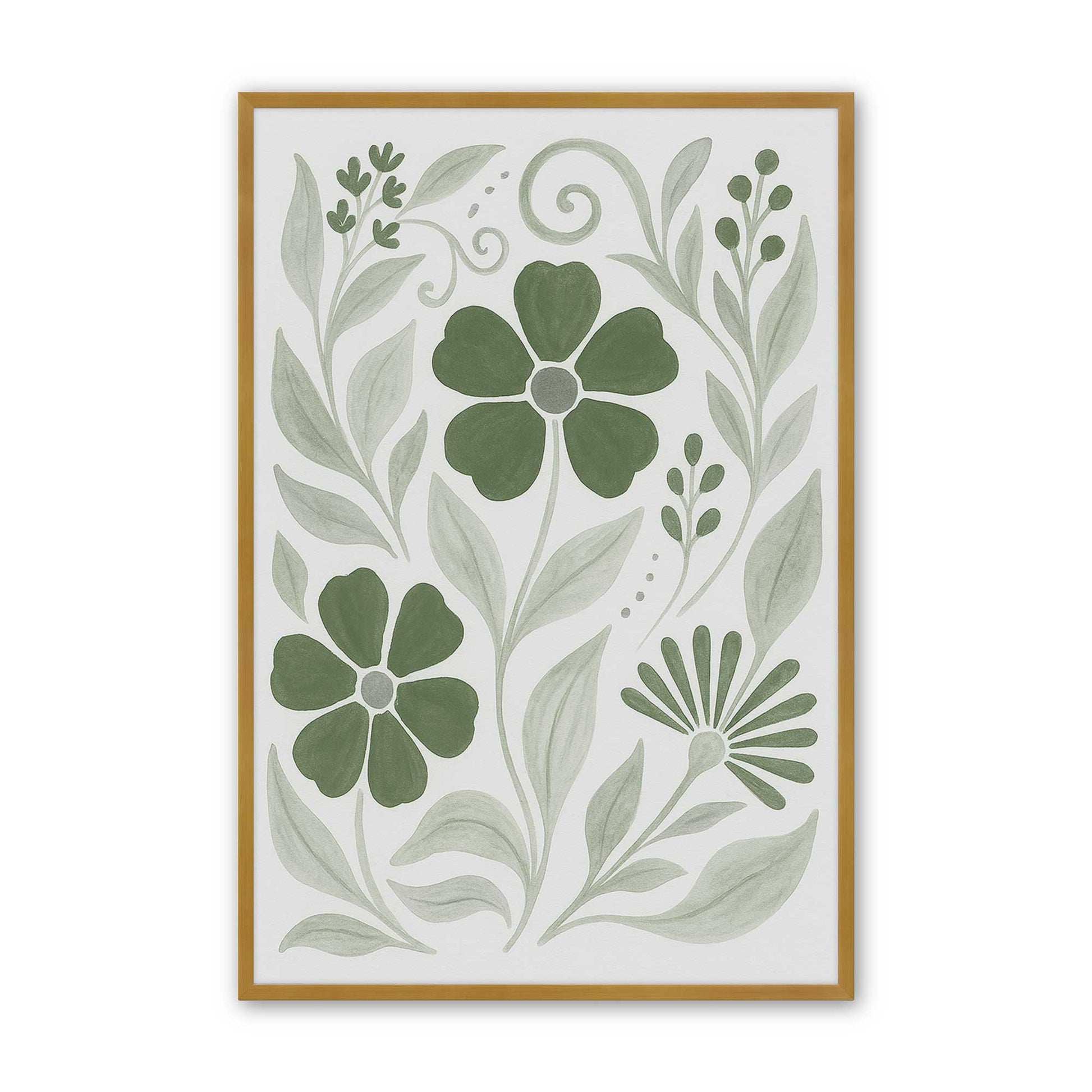 [Color:Polished Gold], Picture of art in a Polished Gold frame