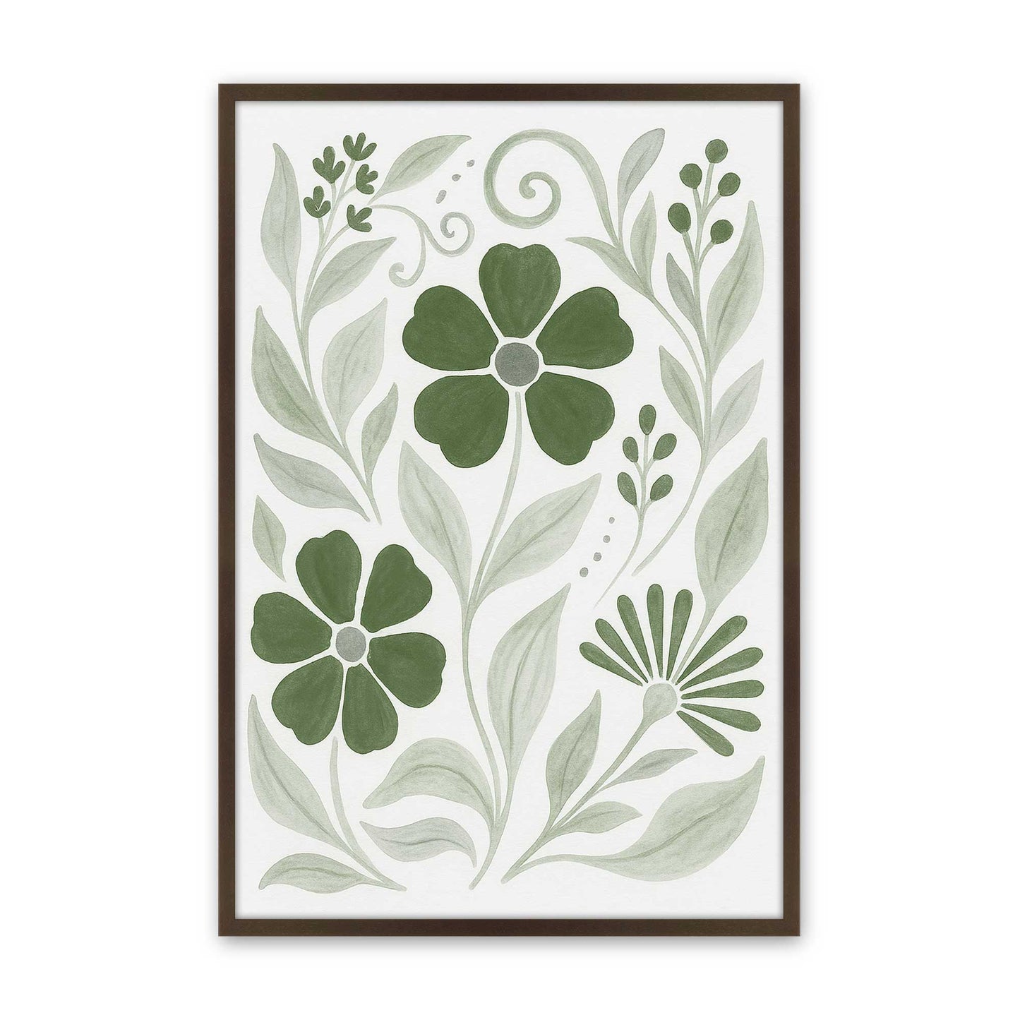 [Color:Belvinder Brown], Picture of art in a Belvinder Brown frame