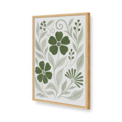 [Color:American Maple], Picture of art in a American Maple frame of the corner