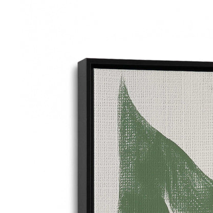 [Color:Satin Black], Picture of art in a Satin Black frame at an angle