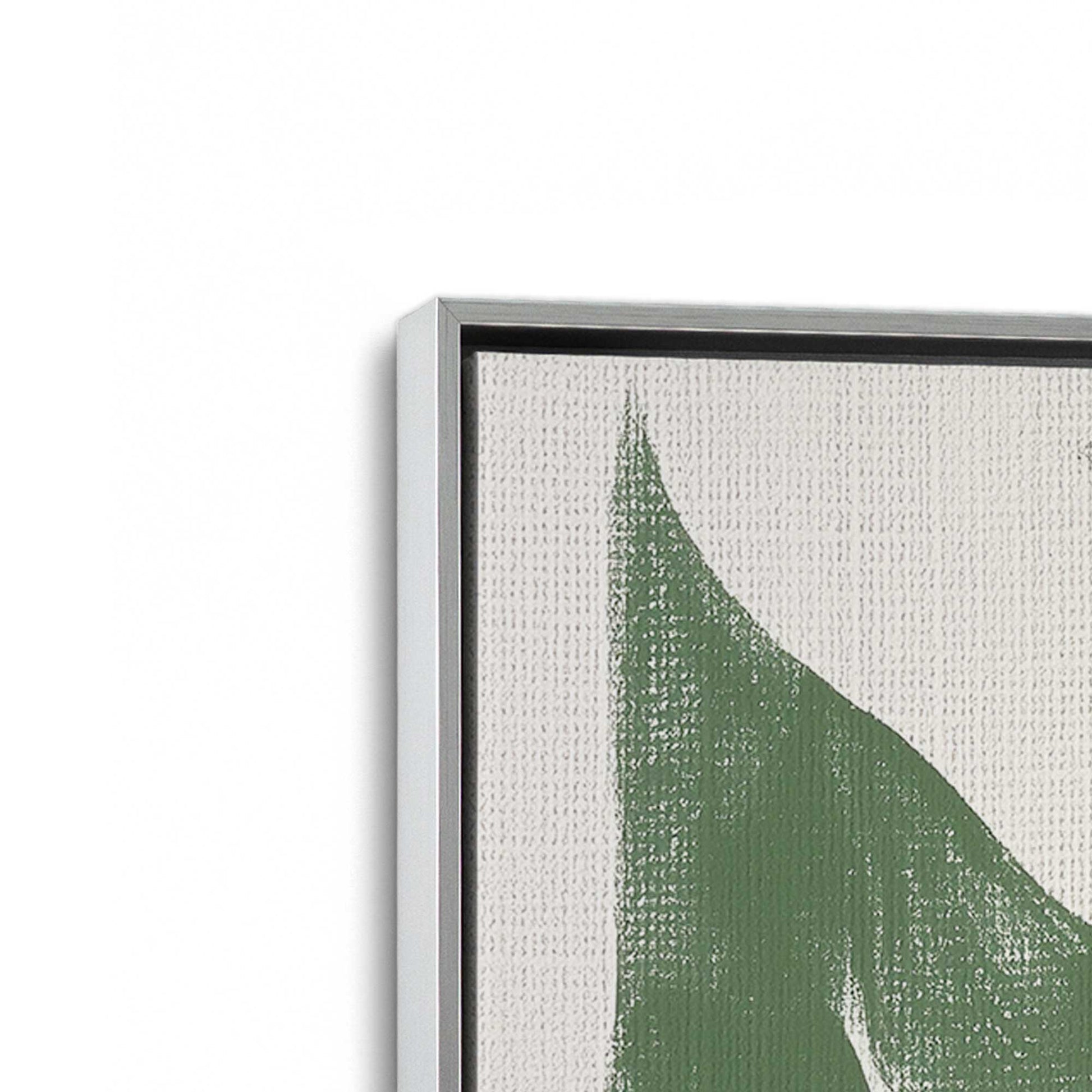[Color:Polished Chrome], Picture of art in a Polished Chrome frame at an angle