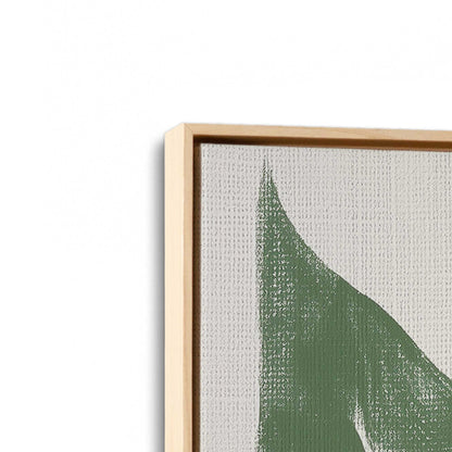 [Color:American Maple], Picture of art in a American Maple frame at an angle